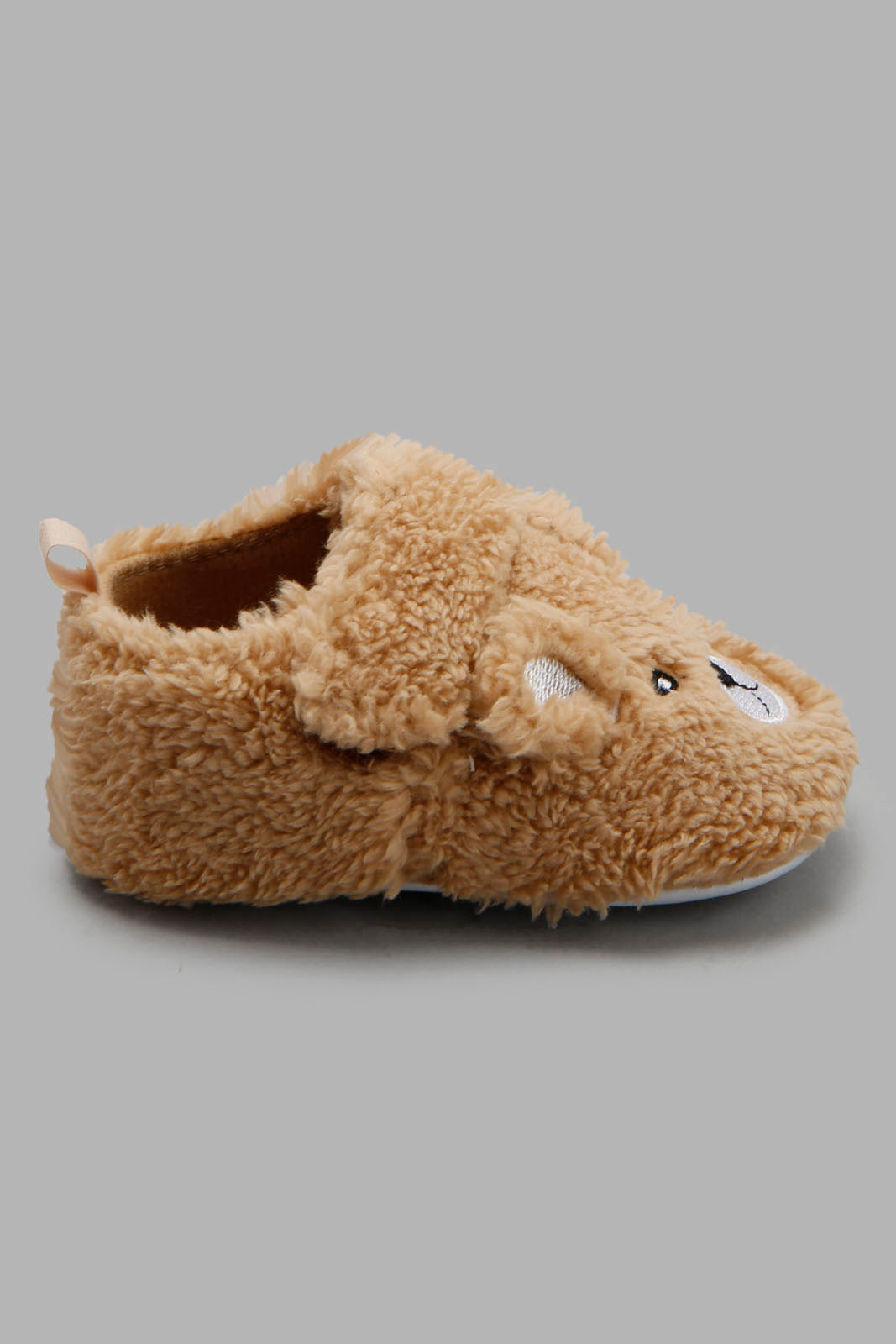 Redtag-Beige-Pram-Booties-Category:Boots,-Colour:Beige,-Deals:New-In,-Filter:Baby-Footwear-(0-to-18-Mths),-NBF-Boots,-New-In-NBF-FOO,-Non-Sale,-Section:Boys-(0-to-14Yrs),-W22B-Baby-0 to 18 Months