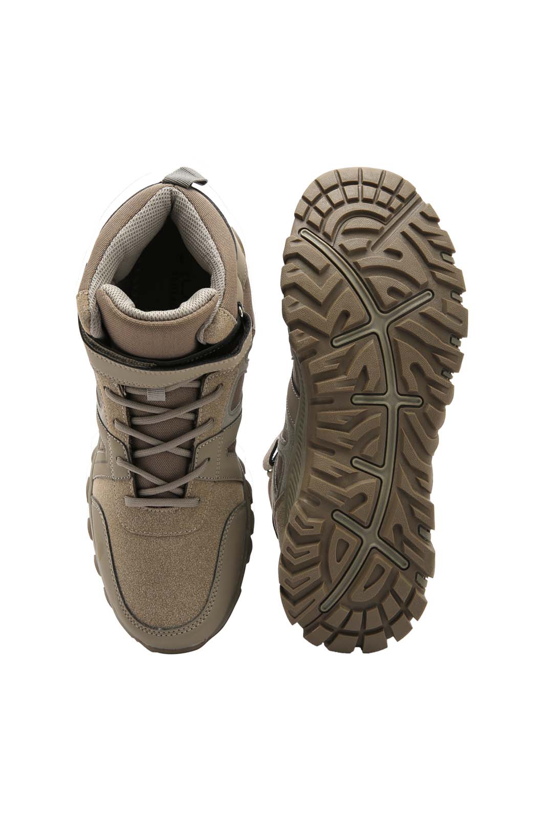 Redtag-Taupe-Color-Block-Trekker-High-Top-Category:Boots,-Colour:Taupe,-Deals:New-In,-Dept:Menswear,-Filter:Men's-Footwear,-Men-Boots,-New-In-Men-FOO,-Non-Sale,-Section:Men,-W22B-Men's-