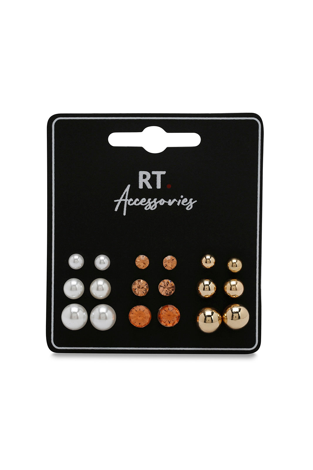 Redtag-Earrings-Category:Jewellery,-Colour:Assorted,-Dept:Ladieswear,-Filter:Women's-Accessories,-LEC-Jewellery,-New-In,-New-In-Women-ACC,-Non-Sale,-Section:Women,-W22B-Women-