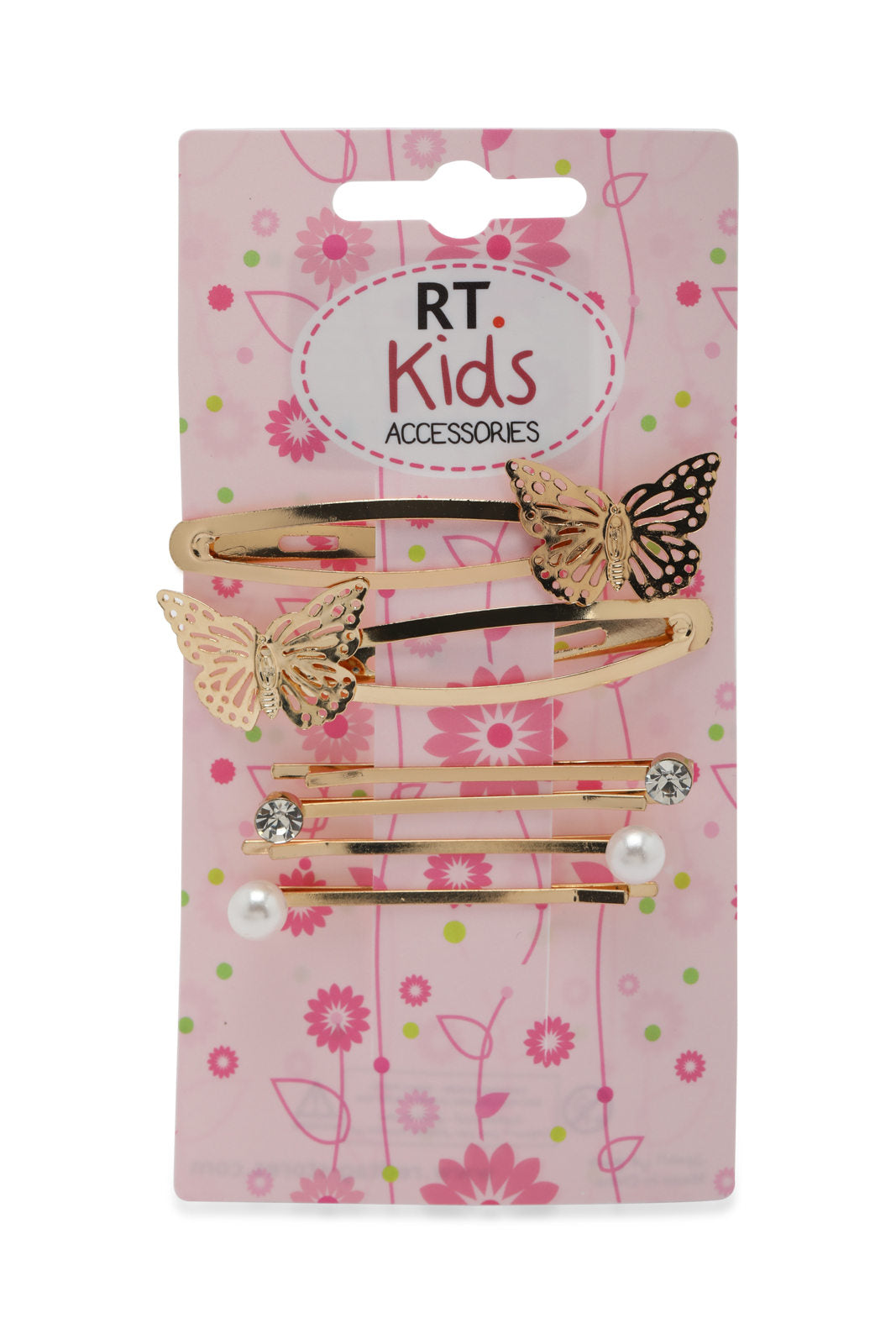 Redtag-S/6-Hair-Clip-Category:Hair-Accessories,-Colour:Assorted,-Dept:Girls,-Filter:Girls-Accessories,-GIR-Hair-Accessories,-New-In,-New-In-GIR-ACC,-Non-Sale,-Section:Girls-(0-to-14Yrs),-W22B-Girls-