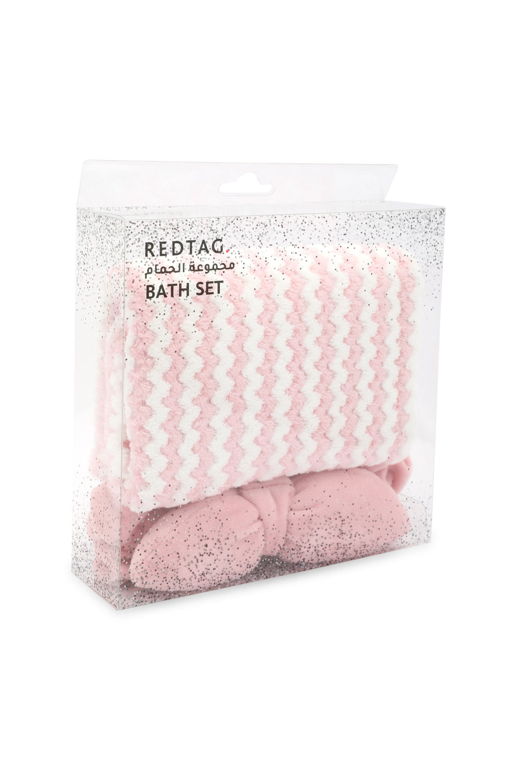 Redtag-Pink-2Pcs-Bath-Set-Category:Jewellery,-Colour:Pink,-Filter:Travel-Accessories,-IMP-Jewellery,-New-In,-New-In-IMP-ACC,-Non-Sale,-S23A,-Section:Homewares-Check-