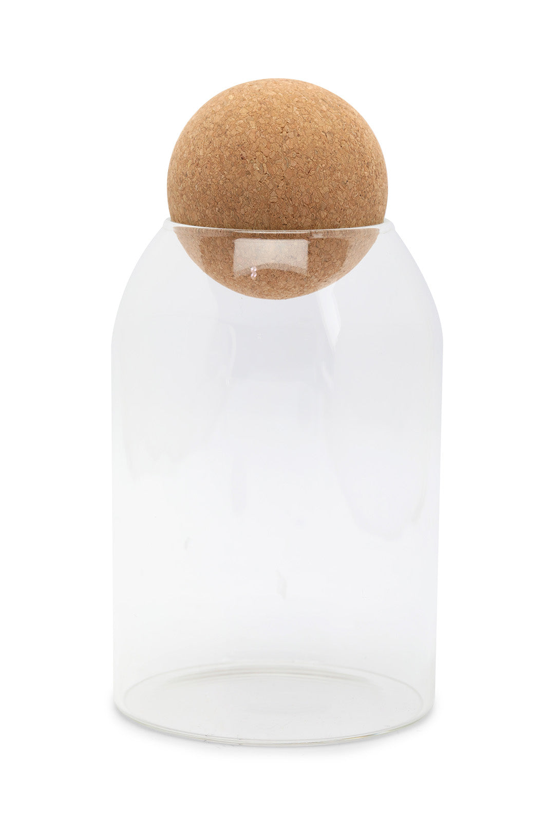 Redtag-Clear-Storage-Jar-With-Cork-Lid-(Medium)-Category:Canisters-And-Jars,-Colour:White,-Deals:New-In,-Dept:Home,-Filter:Home-Dining,-HMW-DIN-Storage,-New-In-HMW-DIN,-Non-Sale,-S23A,-Section:Homewares-Home-Dining-