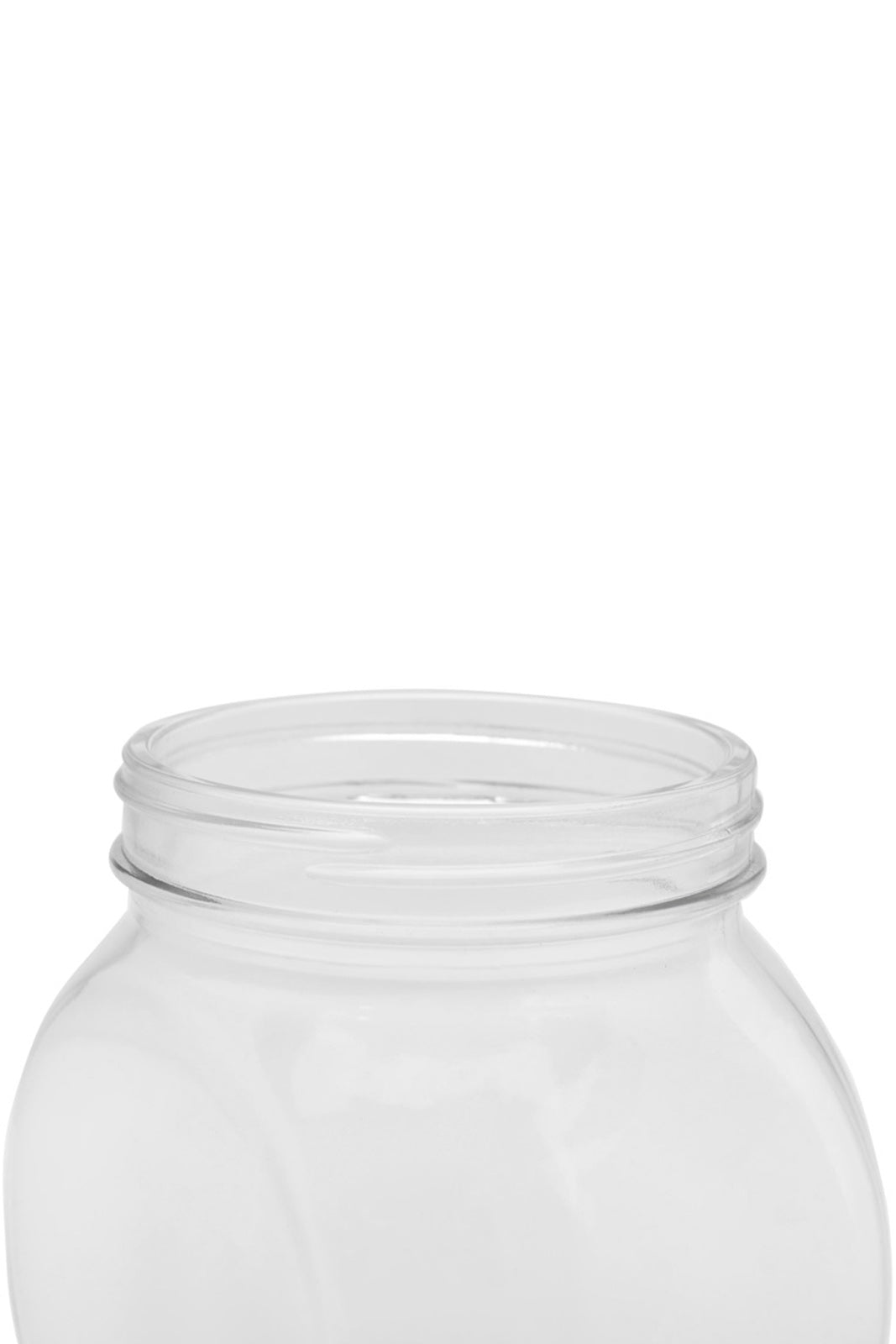 Redtag-Clear-Glass-Storage-Jar-(Medium)-Category:Canisters-And-Jars,-Colour:White,-Deals:New-In,-Dept:Home,-Filter:Home-Dining,-HMW-DIN-Storage,-New-In-HMW-DIN,-Non-Sale,-S23A,-Section:Homewares-Home-Dining-