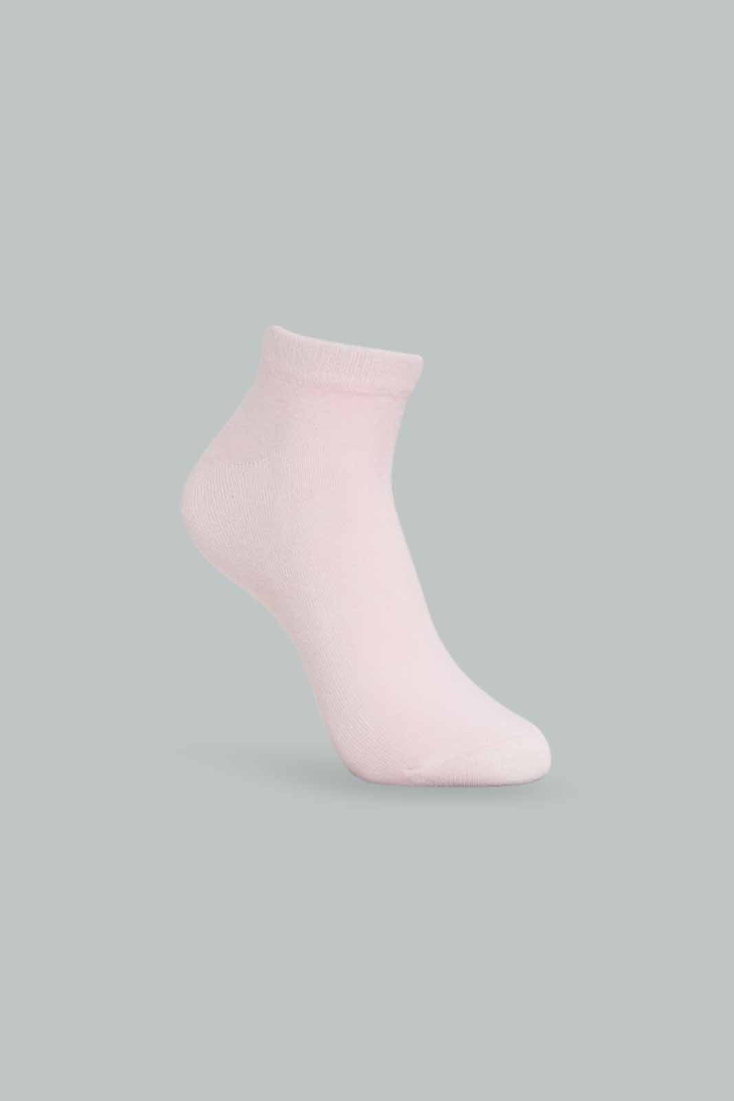 Redtag-Women-White/Turq/Pink-Plain-Ankle-Socks-(3-Pack)-365,-Category:Socks,-Colour:Assorted,-Deals:New-In,-Dept:Ladieswear,-Filter:Women's-Clothing,-New-In-Women-APL,-Non-Sale,-Section:Women,-Women-Socks--
