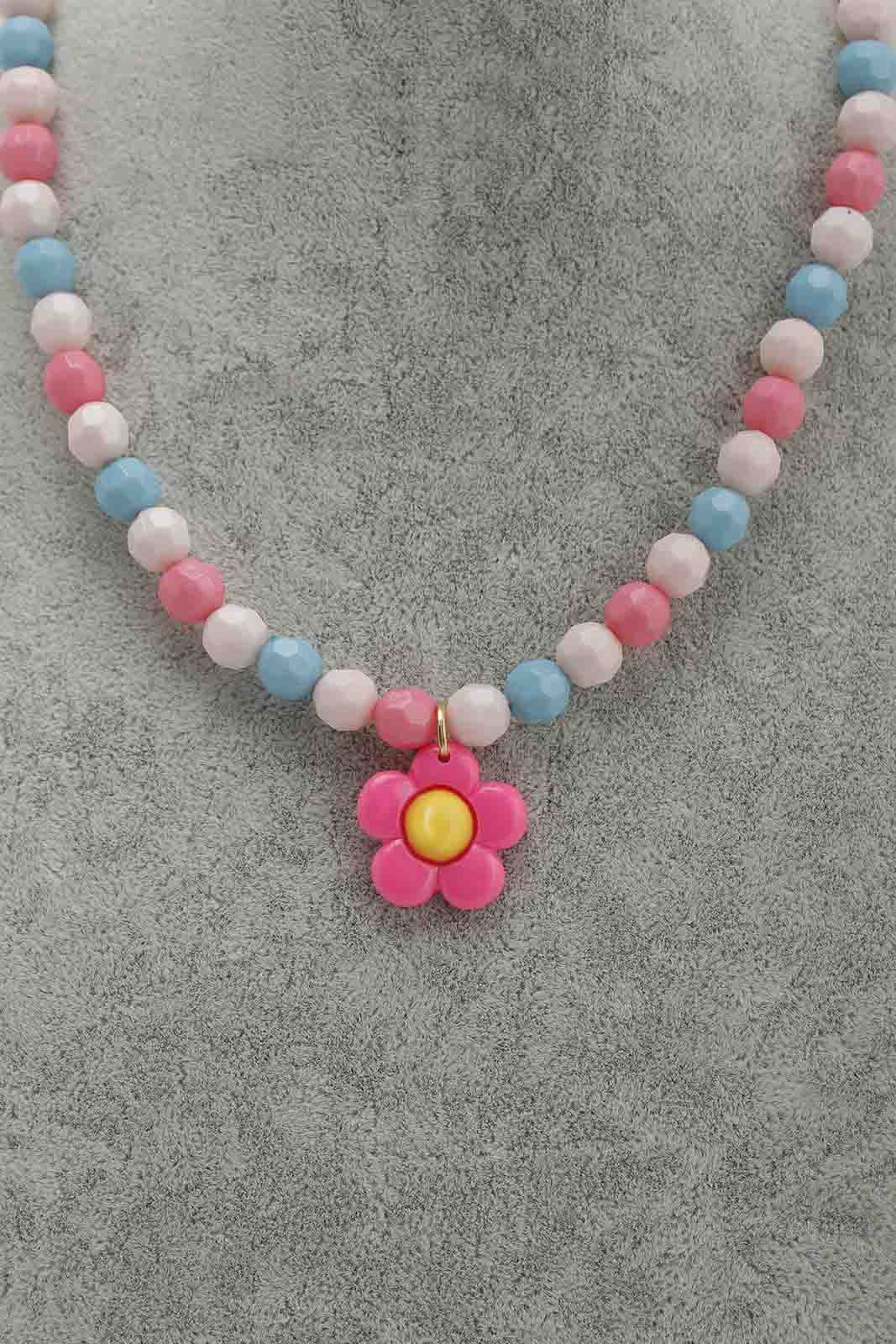 Redtag-Assorted-S/2-Necklace+S/2-Bracelet-Category:Jewellery,-Colour:Assorted,-Filter:Girls-Accessories,-GIR-Jewellery,-New-In,-New-In-GIR-ACC,-Non-Sale,-Section:Girls-(0-to-14Yrs),-W22B-Girls-