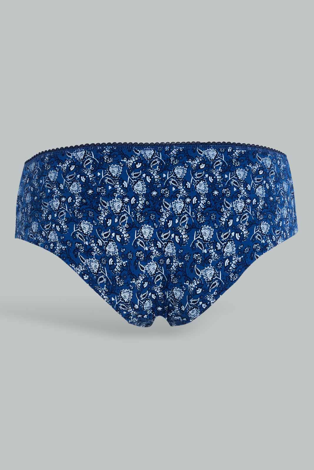 Redtag-Women-Assorted-Print/Plain-Boyleg-5-Pack-365,-Category:Briefs,-Colour:Assorted,-Deals:New-In,-Dept:Ladieswear,-Filter:Women's-Clothing,-New-In-Women-APL,-Non-Sale,-Section:Women,-Women-Briefs--