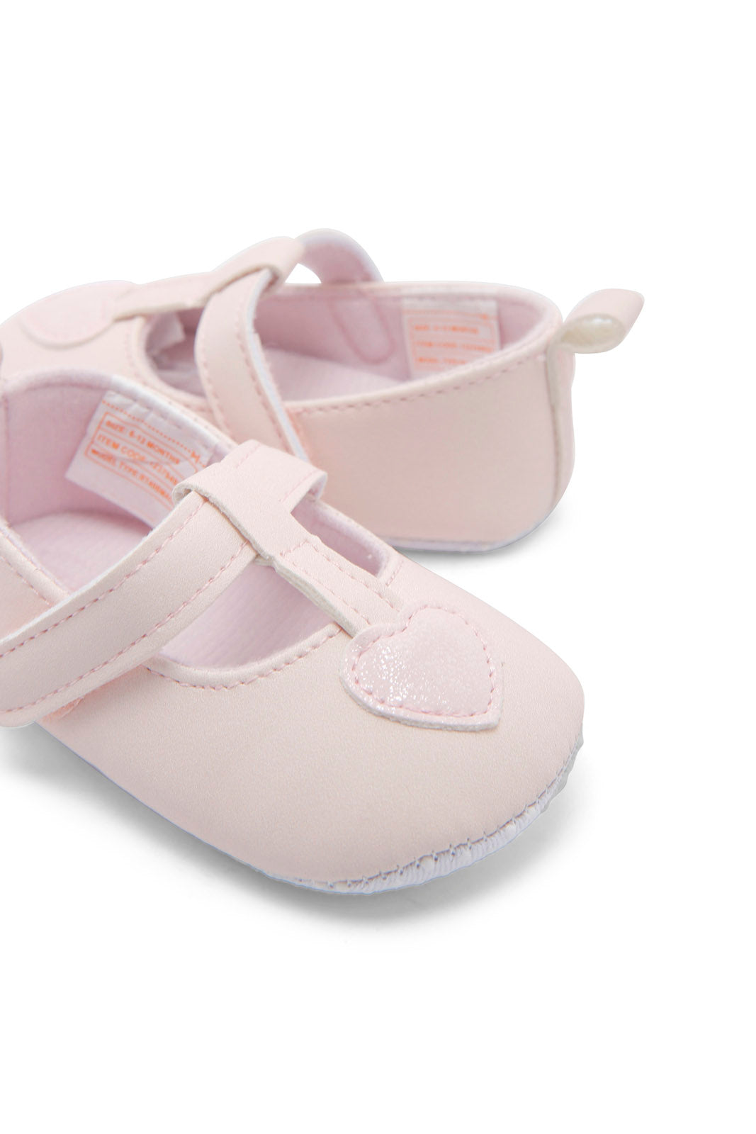 Redtag-Pink-Pram-Shoe-Category:Shoes,-Colour:Pink,-Deals:New-In,-Dept:New-Born,-Filter:Baby-Footwear-(0-to-18-Mths),-NBF-Shoes,-New-In-NBF-FOO,-Non-Sale,-Section:Boys-(0-to-14Yrs),-W22B-Baby-0 to 18 Months