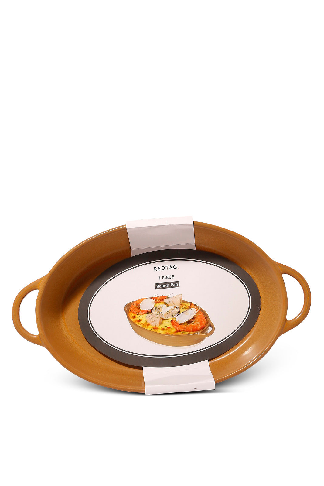 Redtag-Mustard-Oval-Baking-Dish-(Large)-Category:Servewares,-Colour:Mustard,-Deals:New-In,-Dept:Home,-Filter:Home-Dining,-HMW-DIN-Serveware,-New-In-HMW-DIN,-Non-Sale,-S23A,-Section:Homewares-Home-Dining-