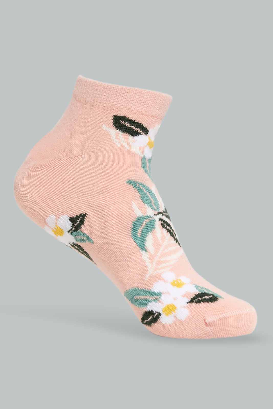 Redtag-Women-Assorted-Plain-Multi-Color-3Pk-Ladies-Ankle-Socks-365,-Category:Socks,-Colour:Assorted,-Deals:New-In,-Filter:Women's-Clothing,-New-In-Women-APL,-Non-Sale,-Section:Women,-Women-Socks--