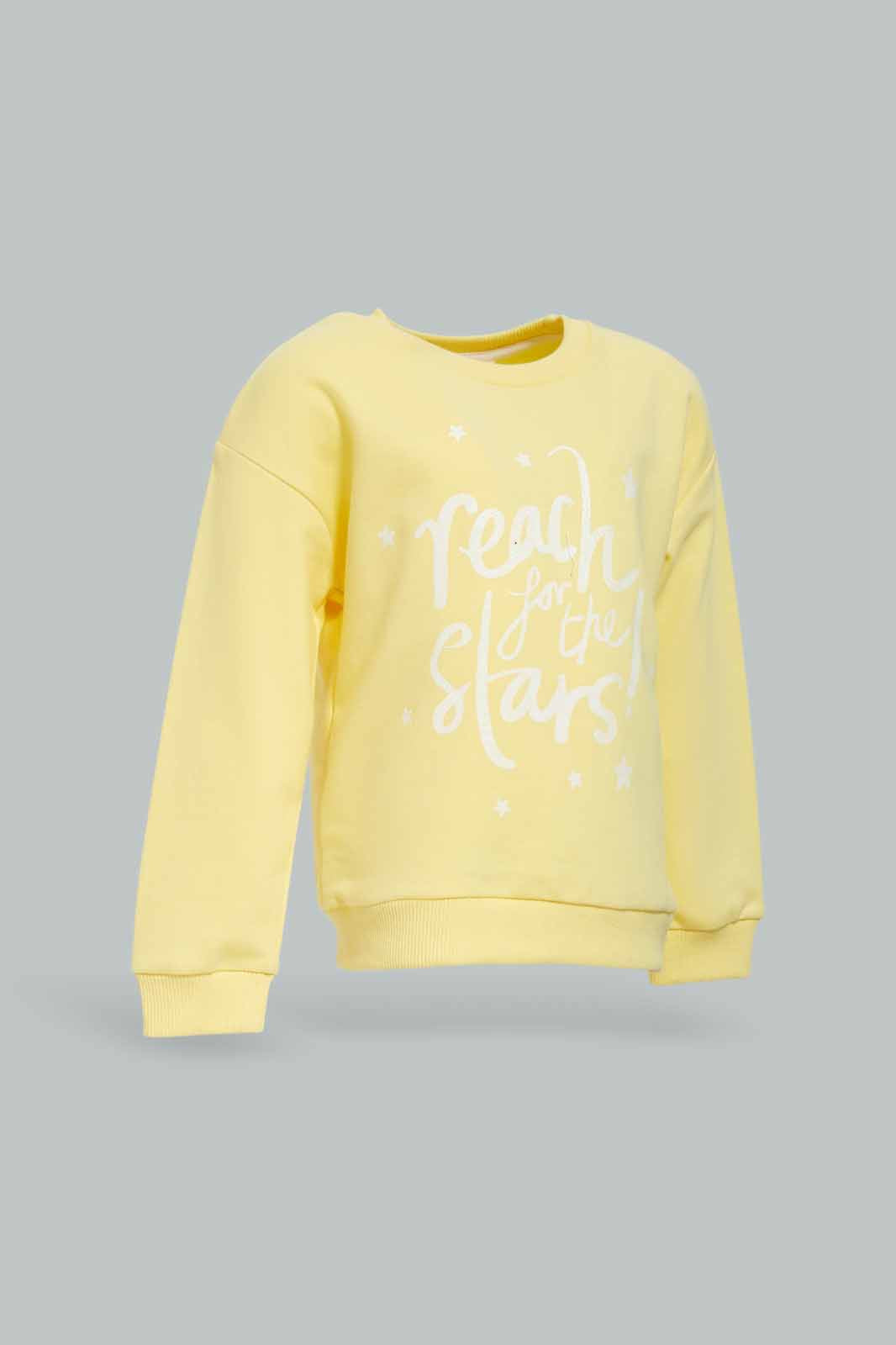 Redtag-Girls-Yellow-Placement-Print-Sweat-Top-With-Legging-Category:Jog-Sets,-Colour:Yellow,-Deals:New-In,-Dept:Girls,-Filter:Infant-Girls-(3-to-24-Mths),-ING-Jog-Sets,-New-In-ING-APL,-Non-Sale,-S23A,-Section:Girls-(0-to-14Yrs),-VLM-Infant-Girls-3 to 24 Months