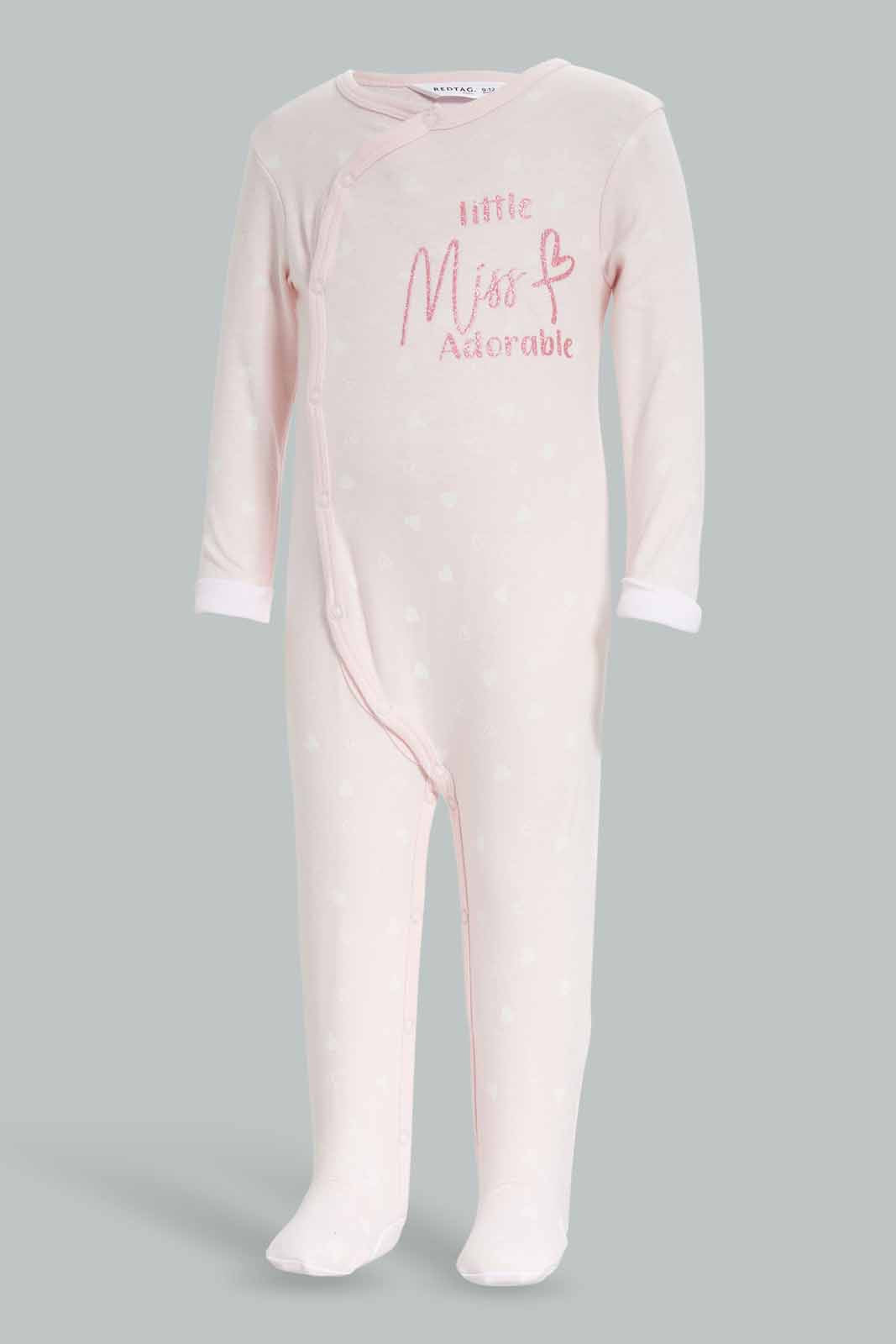 Redtag-Boys-Pink-Aop-Fashion-Sleepsuit-Category:Sleepsuits,-Colour:Apricot,-Deals:New-In,-Dept:New-Born,-Filter:Baby-(0-to-12-Mths),-NBG-Sleepsuits,-New-In-NBG-APL,-Non-Sale,-S23A,-Section:Boys-(0-to-14Yrs)-Baby-
