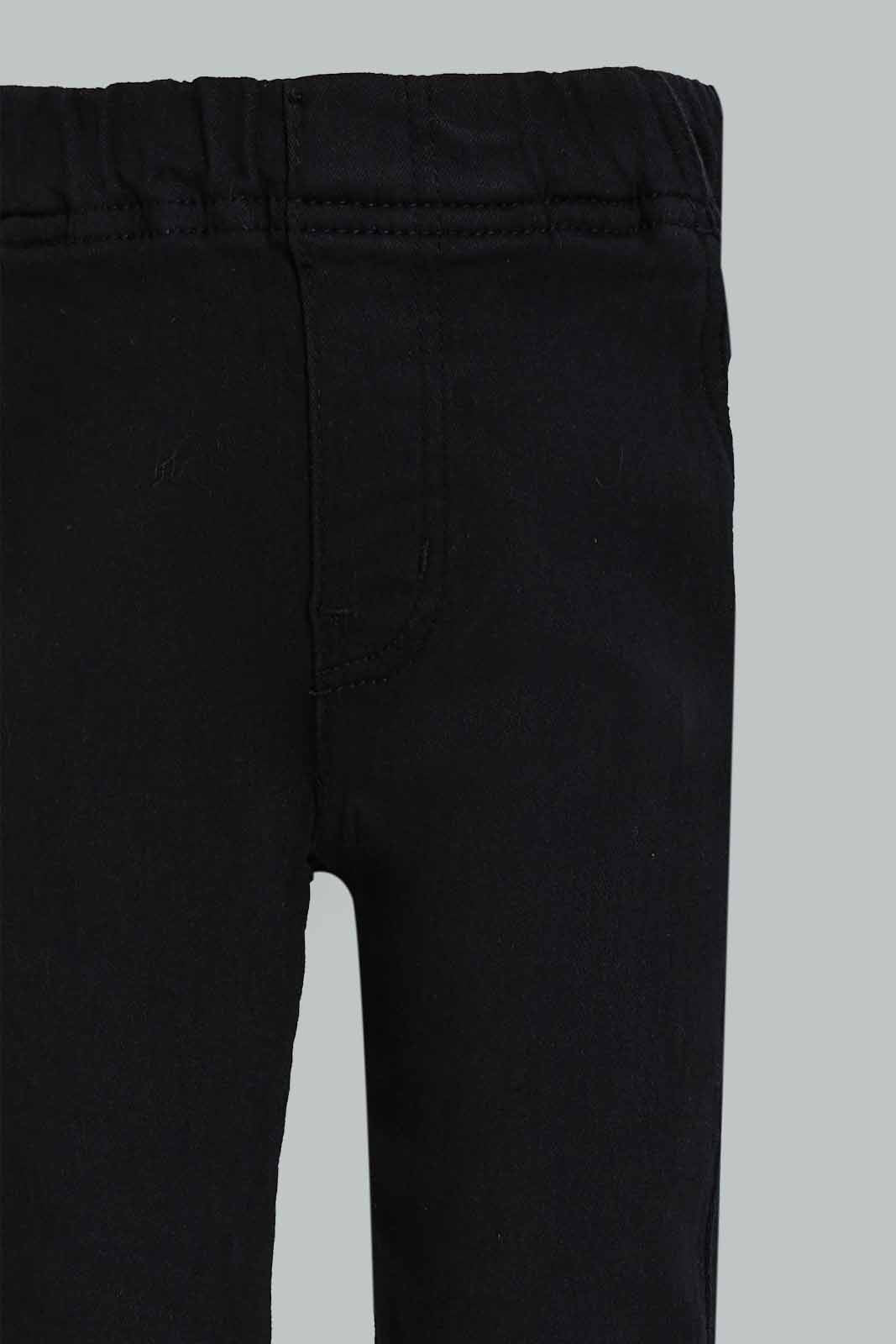 Redtag-Boys-Black-Jogger-Jean-Category:Jeans,-Colour:Black,-Deals:New-In,-Dept:Boys,-Filter:Infant-Boys-(3-to-24-Mths),-INB-Jeans,-New-In-INB-APL,-Non-Sale,-S23A,-Section:Boys-(0-to-14Yrs),-TBL-Infant-Boys-