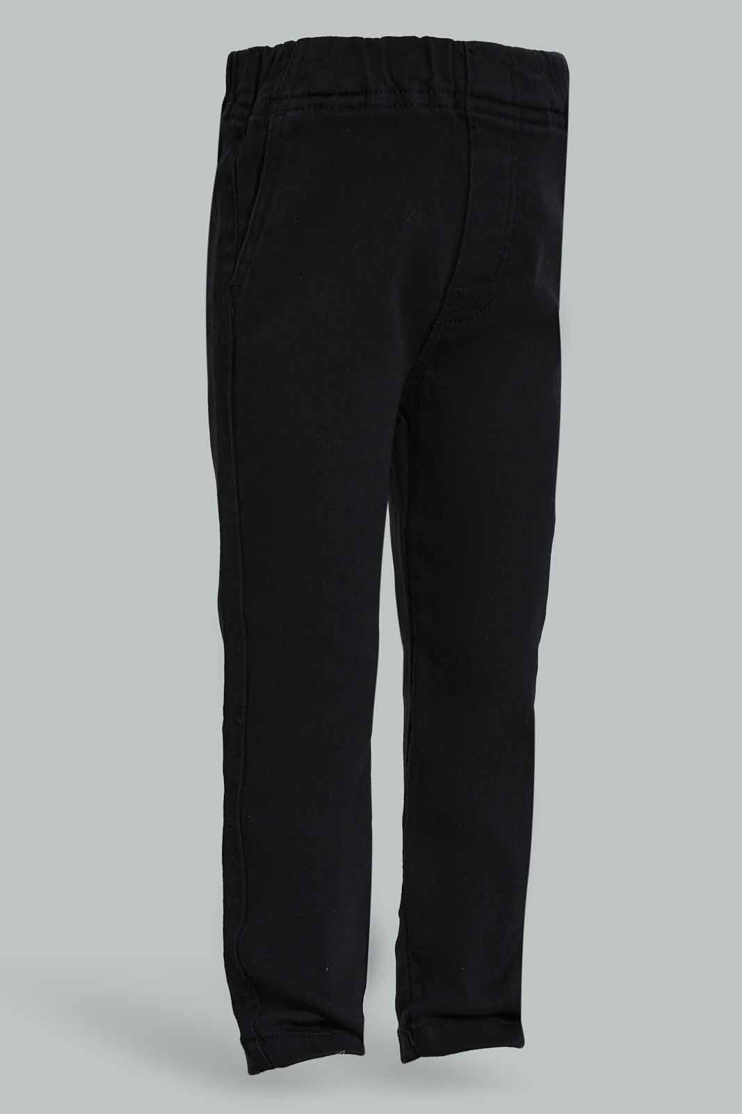 Redtag-Boys-Black-Jogger-Jean-Category:Jeans,-Colour:Black,-Deals:New-In,-Dept:Boys,-Filter:Infant-Boys-(3-to-24-Mths),-INB-Jeans,-New-In-INB-APL,-Non-Sale,-S23A,-Section:Boys-(0-to-14Yrs),-TBL-Infant-Boys-