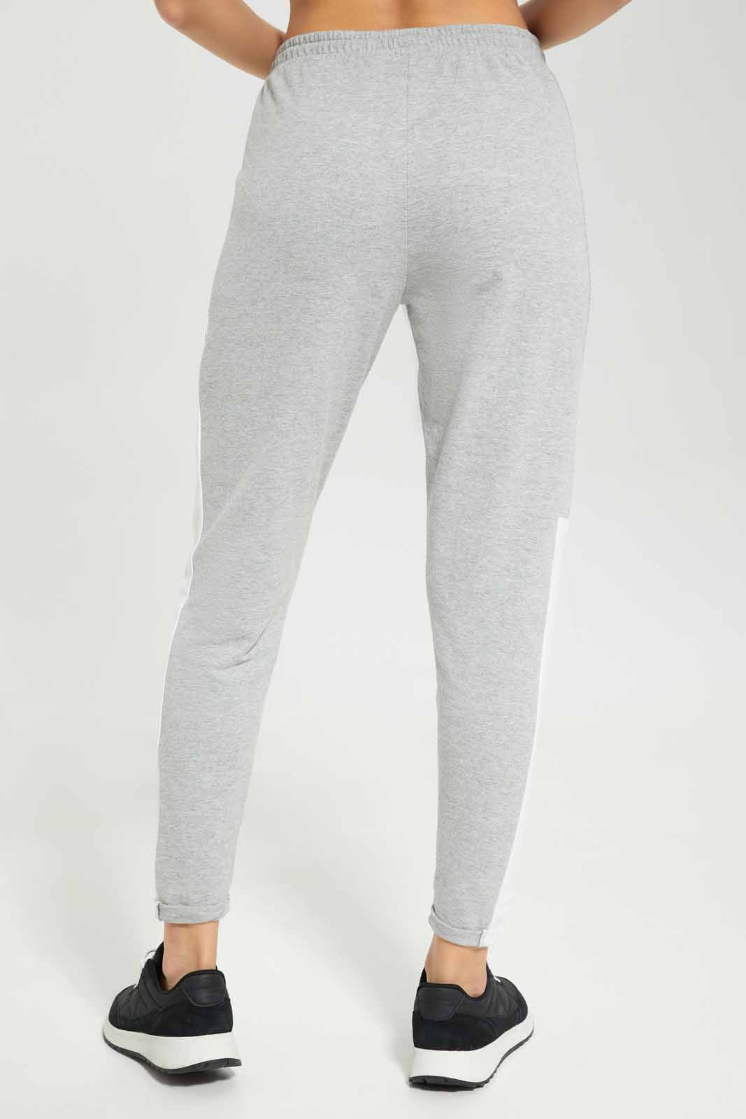 Redtag-Women-Grey-Basic-Jogger-With-Side-Tape-Category:Joggers,-Colour:Grey,-Deals:New-In,-Dept:Ladieswear,-Filter:Women's-Clothing,-New-In-Women-APL,-Non-Sale,-S23A,-Section:Women,-TBL,-Women-Joggers-Women's-