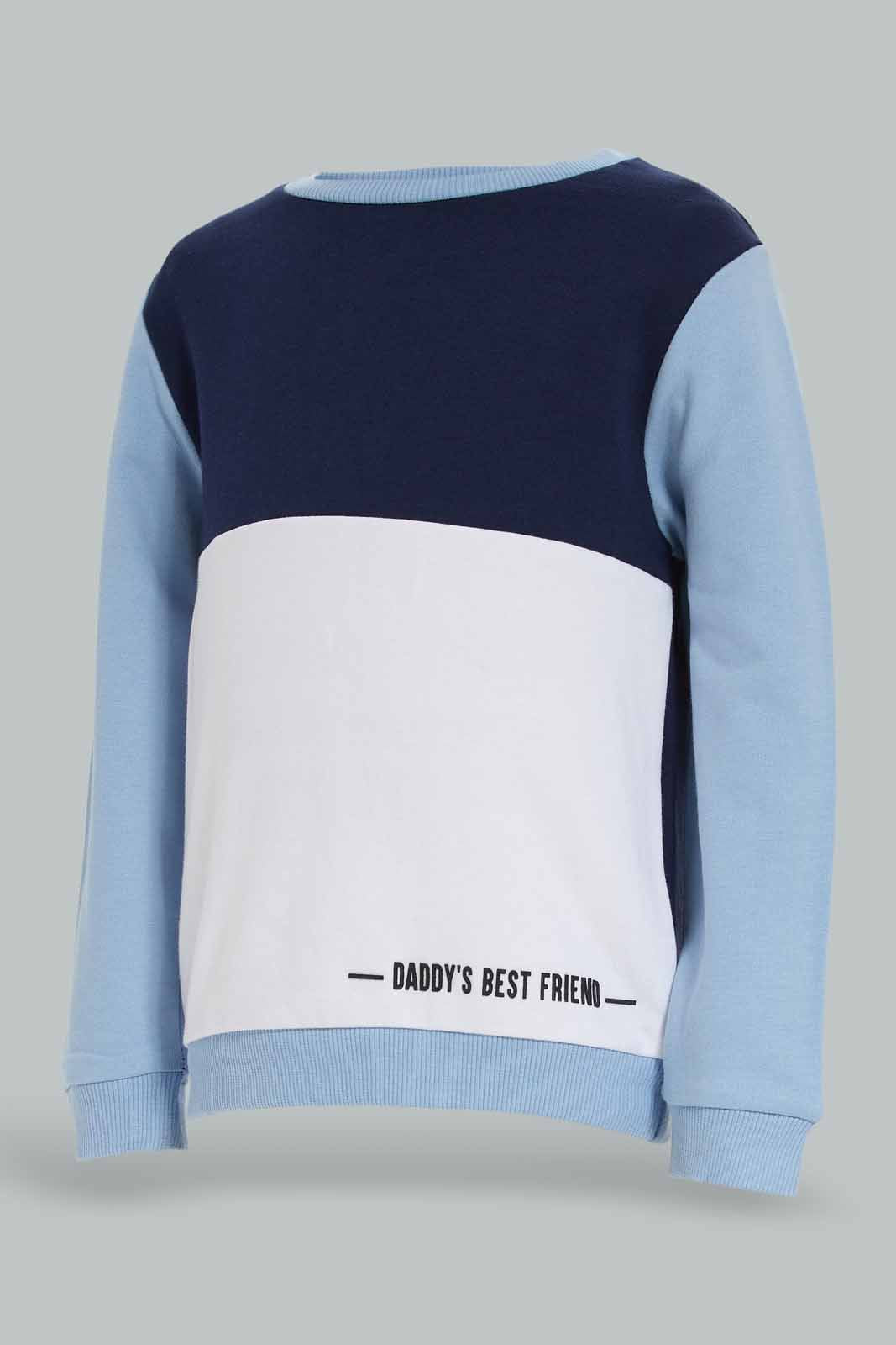 Redtag-Boys-Rust-And-Orange-Cut-And-Sew-Crew-Neck-Jogging-Suit-Category:Jog-Sets,-Colour:Orange,-Deals:New-In,-Dept:Boys,-Filter:Infant-Boys-(3-to-24-Mths),-INB-Jog-Sets,-New-In-INB-APL,-Non-Sale,-S23A,-Section:Boys-(0-to-14Yrs)-Infant-Boys-3 to 24 Months