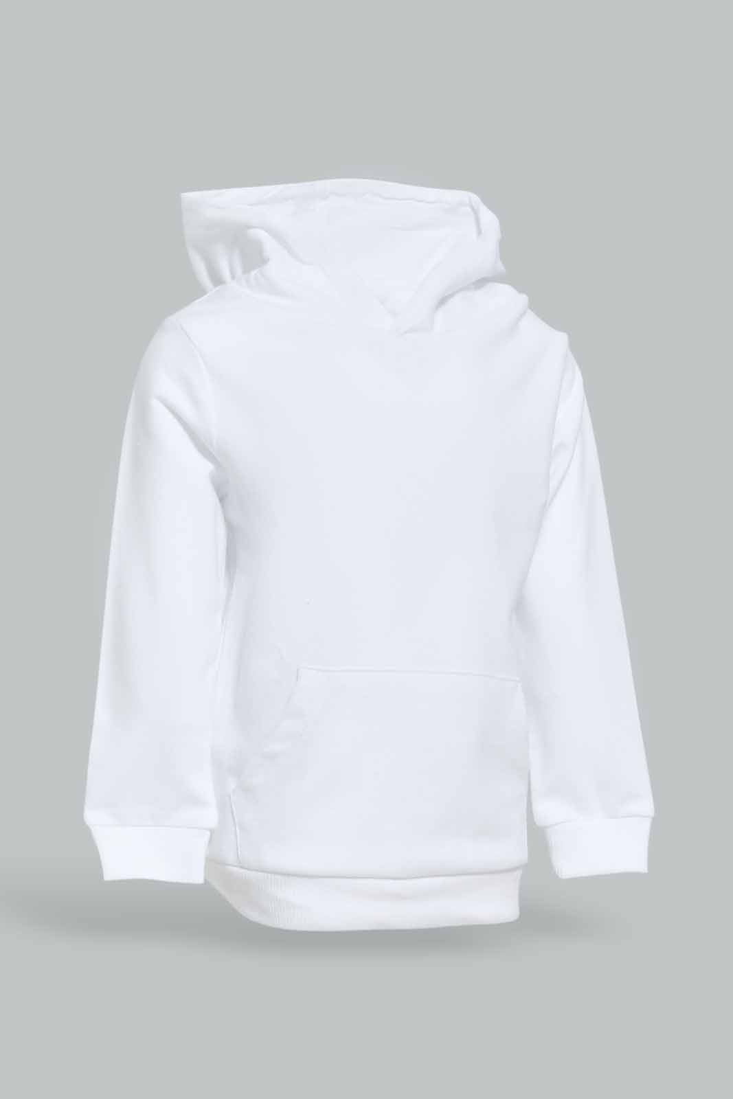 Redtag-Boys-White-Hoody-Plain-Sweatshirt-With-Kangaroo-Pocket-Category:Sweatshirts,-Colour:White,-Deals:New-In,-Dept:Boys,-Filter:Infant-Boys-(3-to-24-Mths),-INB-Sweatshirts,-New-In-INB-APL,-Non-Sale,-S23A,-Section:Boys-(0-to-14Yrs),-TBL-Infant-Boys-