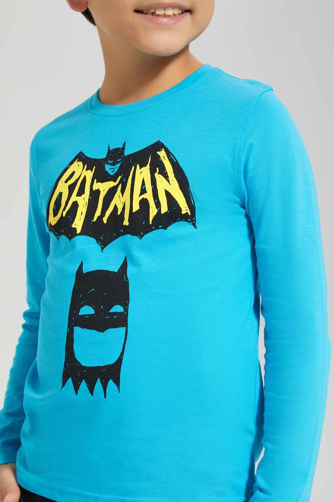 Redtag-Boys-Blue-Batman-Character-Long-Sleeve-T-Shirt-BOY-T-Shirts,-Category:T-Shirts,-CHA,-Colour:Blue,-Deals:New-In,-Dept:Boys,-Filter:Boys-(2-to-8-Yrs),-New-In-BOY-APL,-Non-Sale,-S23A,-Section:Boys-(0-to-14Yrs),-TBL-Boys-2 to 8 Years