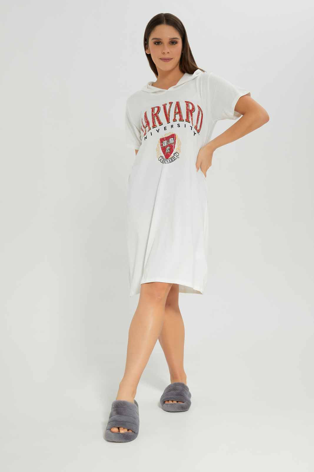 Redtag-Women-Off-White-Ladies-Short-Sleeve-With-Hood-Nightshirt-Category:Nightshirts,-Colour:Assorted,-Deals:New-In,-Dept:Ladieswear,-Filter:Women's-Clothing,-New-In-Women-APL,-Non-Sale,-Section:Women,-W22A,-Women-Nightshirts--
