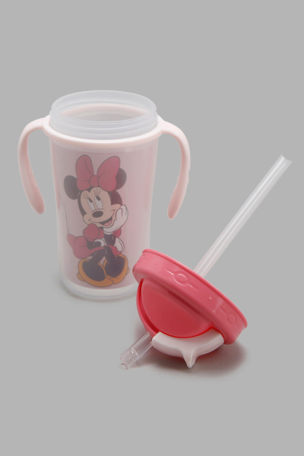 Baby Pink Minnie Mouse Spill Proof Cup 12+ Months  (360Ml)