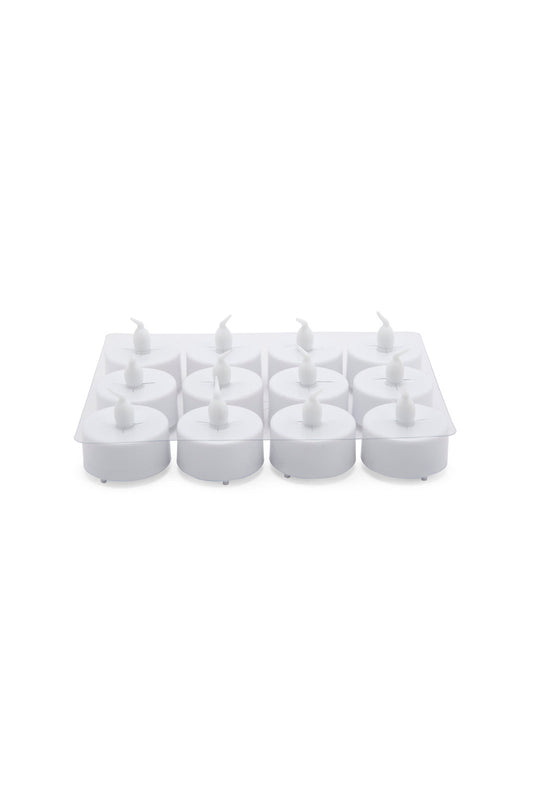 Redtag-White-12-Pcs-Led-T-Light-Candle-Set-365,-Category:Candles,-Colour:White,-Deals:New-In,-Dept:Home,-Filter:Home-Decor,-HMW-HOM-Candle-&-Fragrances,-New-In-HMW-HOM,-Non-Sale,-Section:Homewares-Home-Decor-