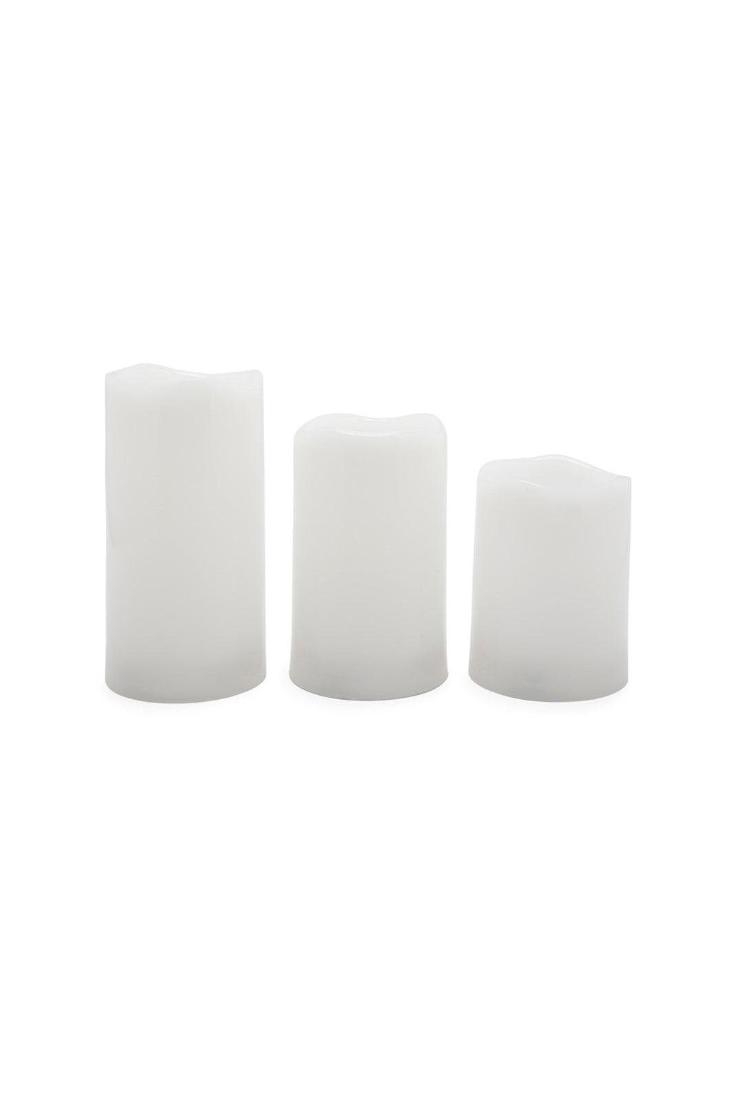 Redtag-White-3-Pcs-Set-Led-Pillar-Candle-365,-Category:Candles,-Colour:White,-Deals:New-In,-Dept:Home,-Filter:Home-Decor,-HMW-HOM-Candle-&-Fragrances,-New-In-HMW-HOM,-Non-Sale,-Section:Homewares-Home-Decor-