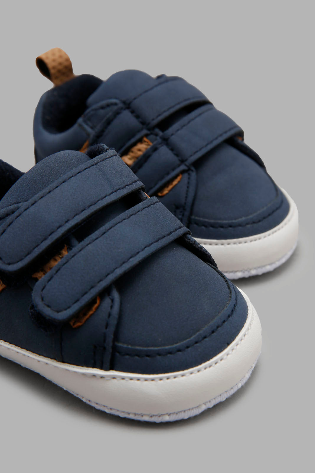 Redtag-Navy-Pram-Shoe-Category:Shoes,-Colour:Navy,-Deals:New-In,-Filter:Baby-Footwear-(0-to-18-Mths),-NBF-Shoes,-New-In-NBF-FOO,-Non-Sale,-Section:Boys-(0-to-14Yrs),-W22B-Baby-0 to 18 Months