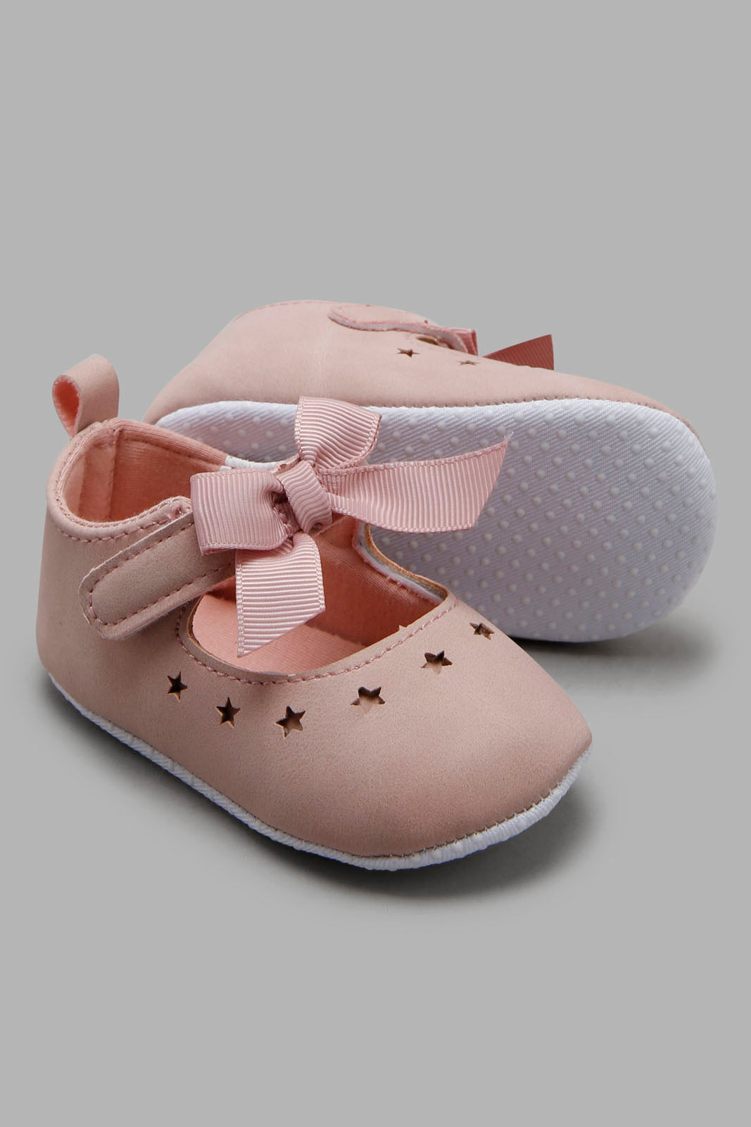 Redtag-Pink-Pram-Shoe-Category:Shoes,-Colour:Pink,-Deals:New-In,-Filter:Baby-Footwear-(0-to-18-Mths),-NBF-Shoes,-New-In-NBF-FOO,-Non-Sale,-Section:Boys-(0-to-14Yrs),-W22A-Baby-0 to 18 Months