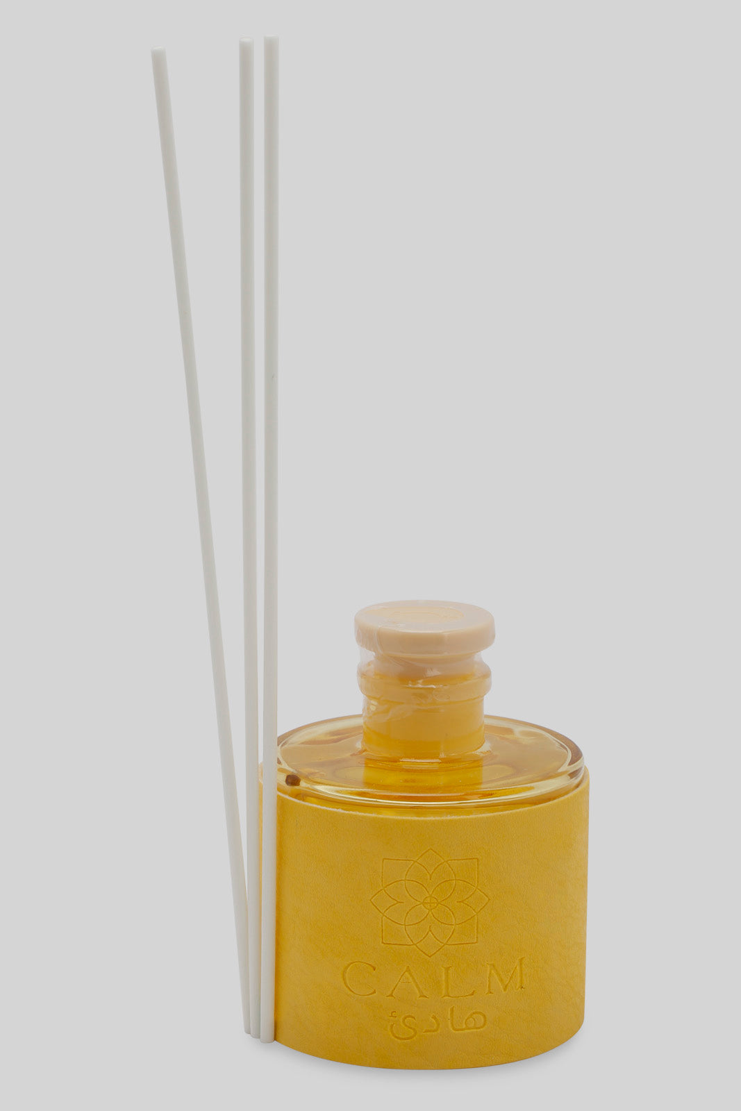 Redtag-Calm-Diffuser-With-Reed-(100Ml)-Category:Diffuser,-Colour:Yellow,-Deals:New-In,-Filter:Home-Decor,-HMW-HOM-Candle-&-Fragrances,-New-In-HMW-HOM,-Non-Sale,-Section:Homewares,-W22O-Home-Decor-