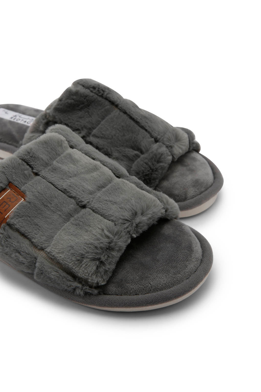 Redtag-Grey-Padded-Slippers-Category:Slippers,-Colour:Grey,-Deals:New-In,-Dept:Menswear,-Filter:Men's-Footwear,-Men-Slippers,-New-In-Men-FOO,-Non-Sale,-Section:Men,-W22A-Men's-