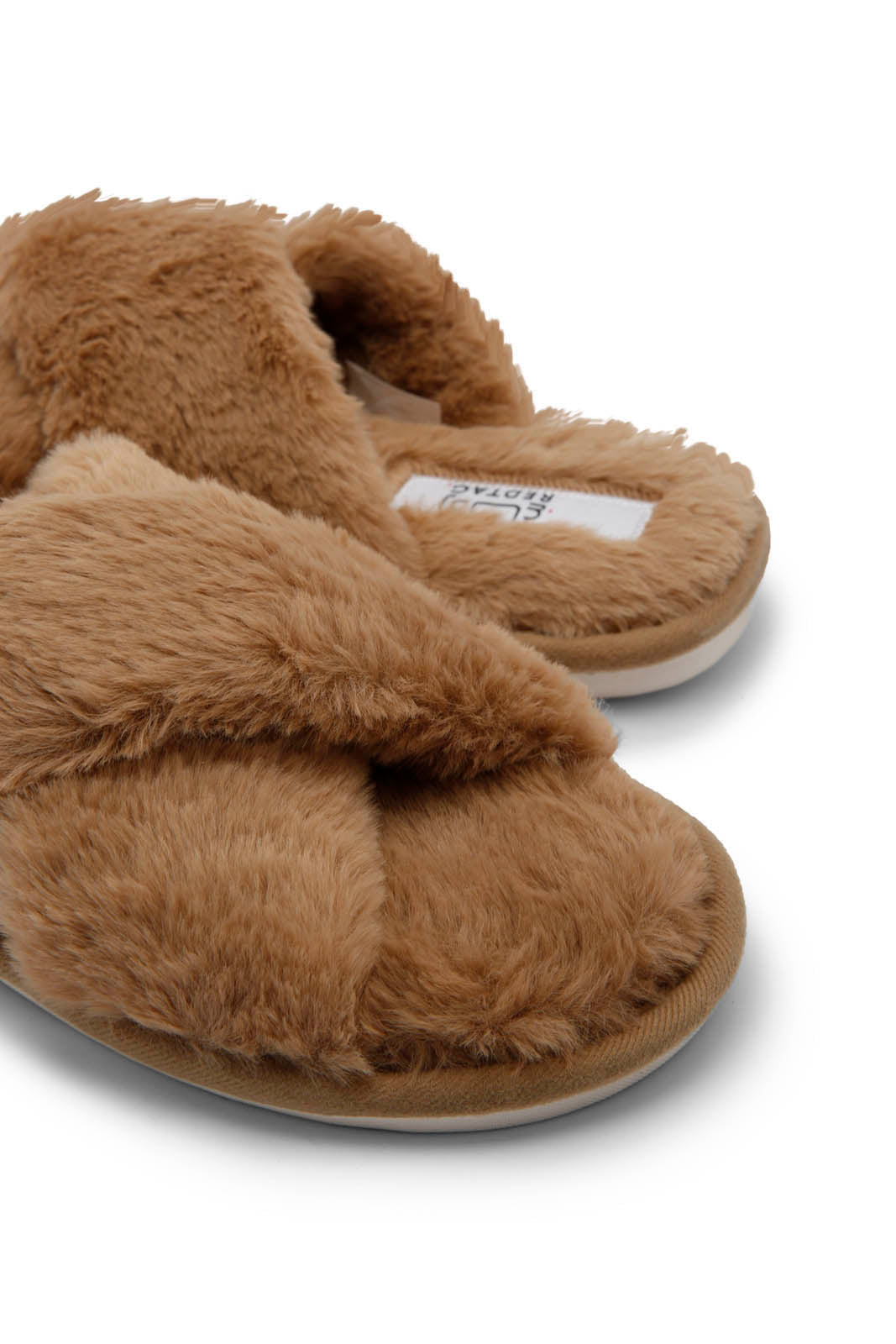Redtag-Tan-Criss-Cross-Slippers-Category:Slippers,-Colour:Tan,-Deals:New-In,-Dept:Menswear,-Filter:Men's-Footwear,-Men-Slippers,-New-In-Men-FOO,-Non-Sale,-Section:Men,-W22A-Men's-