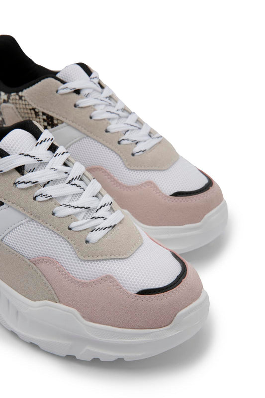 Redtag-Assorted-Lace-Up-Sneaker-Category:Trainers,-Colour:Assorted,-Deals:New-In,-Dept:Ladieswear,-Filter:Women's-Footwear,-New-In-Women-FOO,-Non-Sale,-Section:Women,-W22B,-Women-Trainers-Women's-