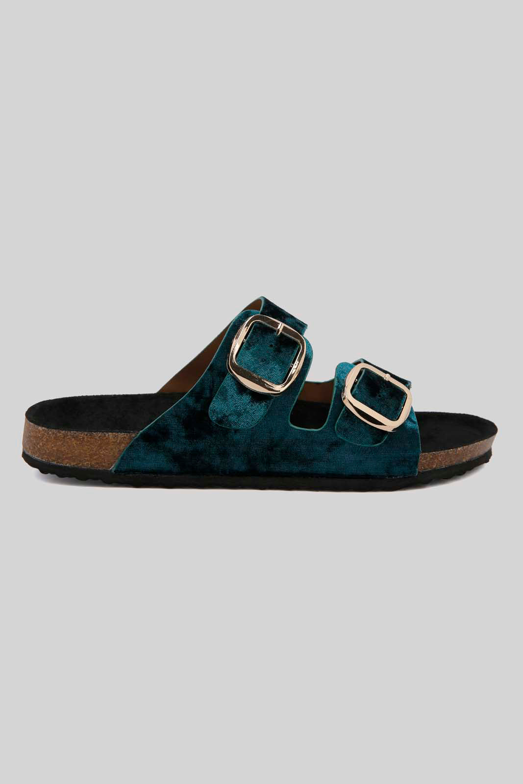Redtag-Green-Buckle-Mule-Category:Sandals,-Colour:Green,-Deals:New-In,-Dept:Ladieswear,-Filter:Women's-Footwear,-LEC-Sandals,-New-In-Women-FOO,-Non-Sale,-Section:Women,-W22B-Women's-