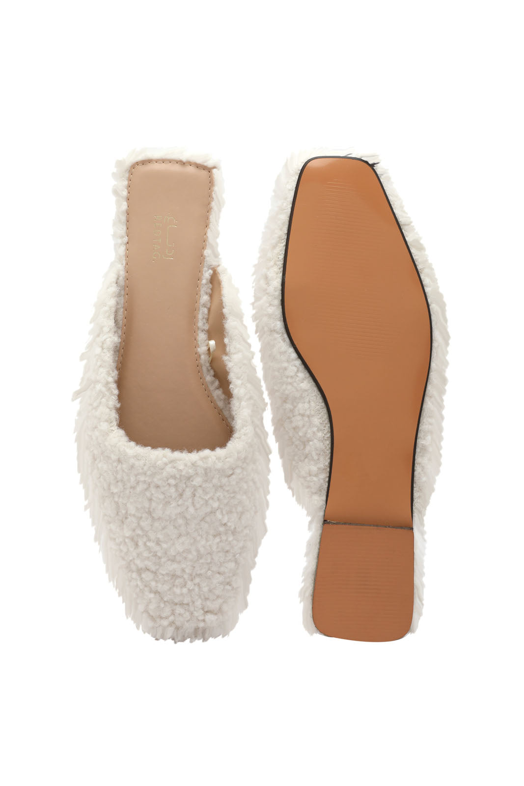 Redtag-Ivory-Sherpa-Mule-Category:Shoes,-Colour:Ivory,-Deals:New-In,-Dept:Ladieswear,-Filter:Women's-Footwear,-New-In-Women-FOO,-Non-Sale,-Section:Women,-W22B,-Women-Shoes-Women's-