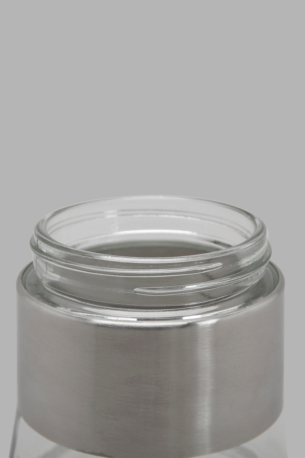 Redtag-Silver-Glass-Storage-Jar-Set-(8Peice)-Category:0,-Colour:Silver,-Deals:New-In,-Filter:Home-Dining,-HMW-DIN-Storage,-New-In-HMW-DIN,-Non-Sale,-Section:Homewares,-W22A-Home-Dining-