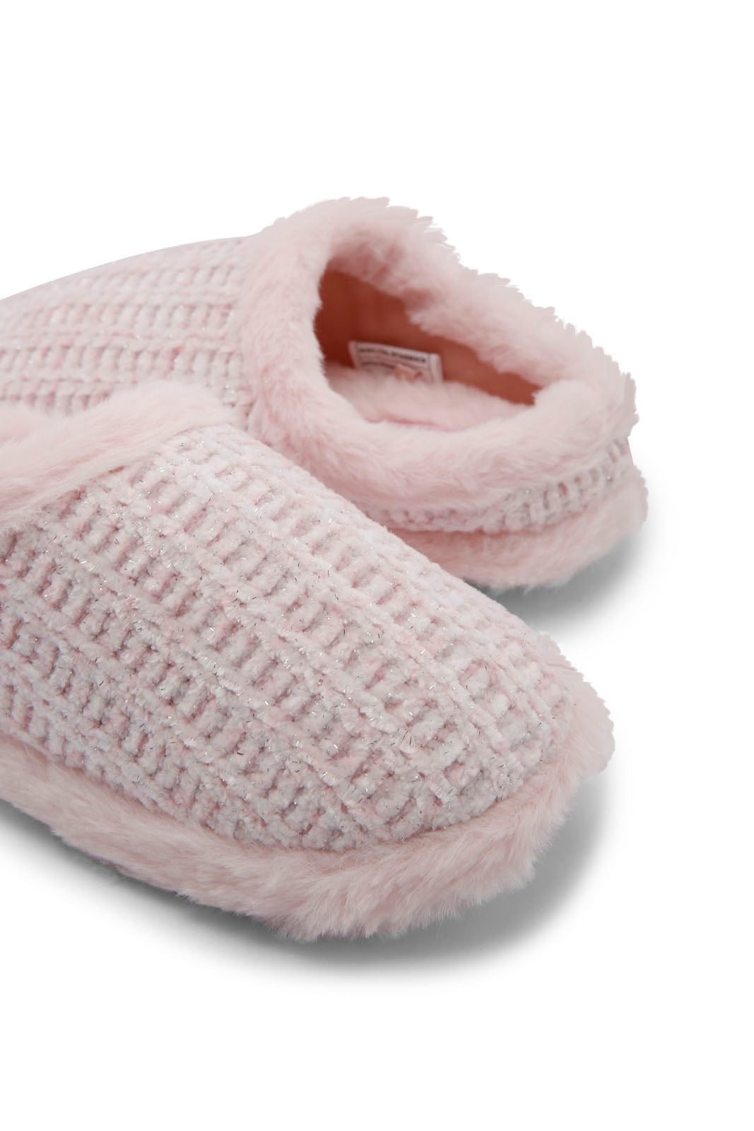Redtag-Pink-Fur-Slippers-Category:Slippers,-Colour:Pink,-Deals:New-In,-Dept:Girls,-Filter:Girls-Footwear-(5-to-14-Yrs),-GSR-Slippers,-New-In-GSR-FOO,-Non-Sale,-Section:Girls-(0-to-14Yrs),-W22B-Senior-Girls-5 to 14 Years