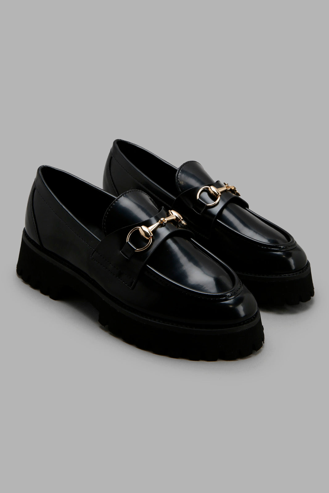 Redtag-Black-Platform-Loafer-With-Trim-Category:Shoes,-Colour:Black,-Deals:New-In,-Filter:Women's-Footwear,-New-In-Women-FOO,-Non-Sale,-Section:Women,-W22B,-Women-Shoes-Women's-