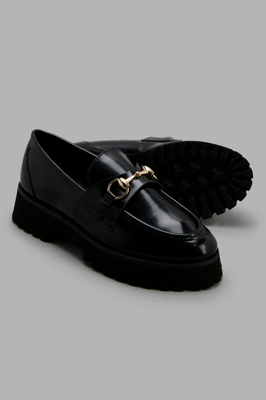 Redtag-Black-Platform-Loafer-With-Trim-Category:Shoes,-Colour:Black,-Deals:New-In,-Filter:Women's-Footwear,-New-In-Women-FOO,-Non-Sale,-Section:Women,-W22B,-Women-Shoes-Women's-