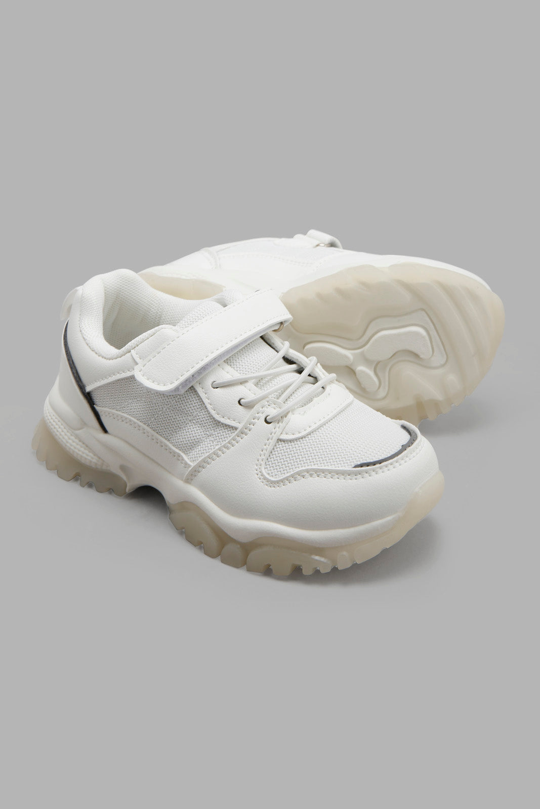 Redtag-White-Material-Block-Trekker-Sneaker-BOY-Trainers,-Category:Trainers,-Colour:White,-Deals:New-In,-Dept:Boys,-Filter:Boys-Footwear-(3-to-5-Yrs),-New-In-BOY-FOO,-Non-Sale,-Section:Boys-(0-to-14Yrs),-W22B-Boys-3 to 5 Years