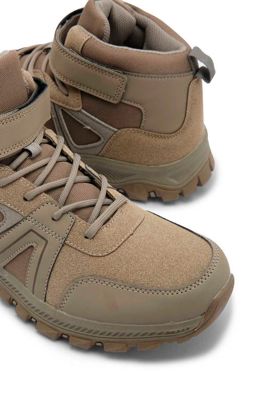 Redtag-Taupe-Color-Block-Trekker-High-Top-Category:Boots,-Colour:Taupe,-Deals:New-In,-Dept:Menswear,-Filter:Men's-Footwear,-Men-Boots,-New-In-Men-FOO,-Non-Sale,-Section:Men,-W22B-Men's-