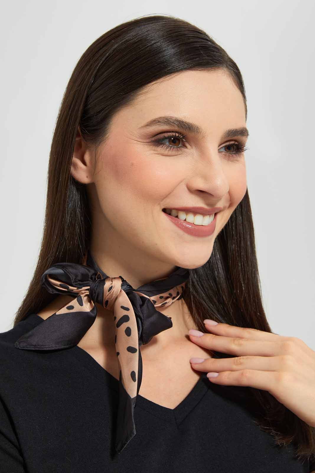 Redtag-Multi-Colour-Pleaded-Scarf-Category:Scarves,-Colour:Assorted,-Filter:Women's-Accessories,-New-In,-New-In-Women-ACC,-Non-Sale,-Section:Women,-W22A,-Women-Scarves-Women-