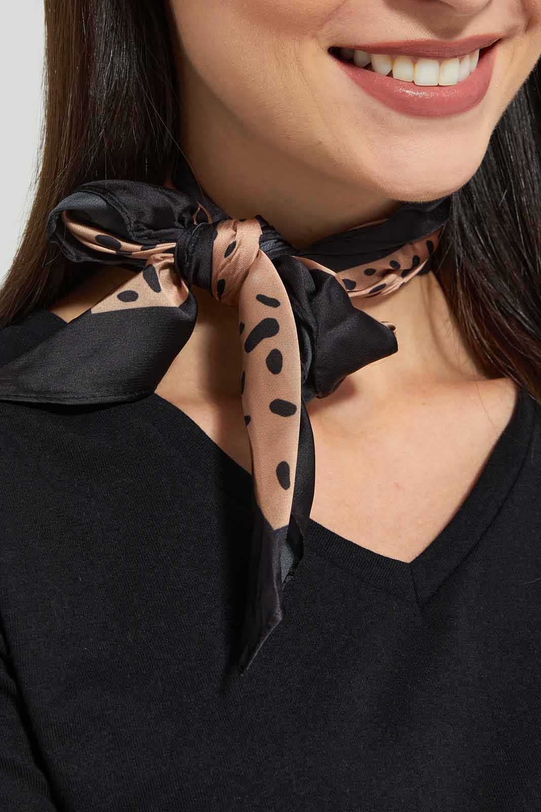 Redtag-Multi-Colour-Pleaded-Scarf-Category:Scarves,-Colour:Assorted,-Filter:Women's-Accessories,-New-In,-New-In-Women-ACC,-Non-Sale,-Section:Women,-W22A,-Women-Scarves-Women-