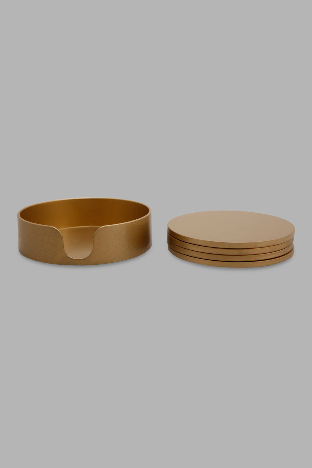 Redtag-Gold-Geometric-Coaster-Set-(4-Piece)-Category:Trays,-Colour:Gold,-Deals:New-In,-Dept:Home,-Filter:Home-Dining,-HMW-DIN-Serveware,-New-In-HMW-DIN,-Non-Sale,-Section:Homewares,-W22A-Home-Dining-