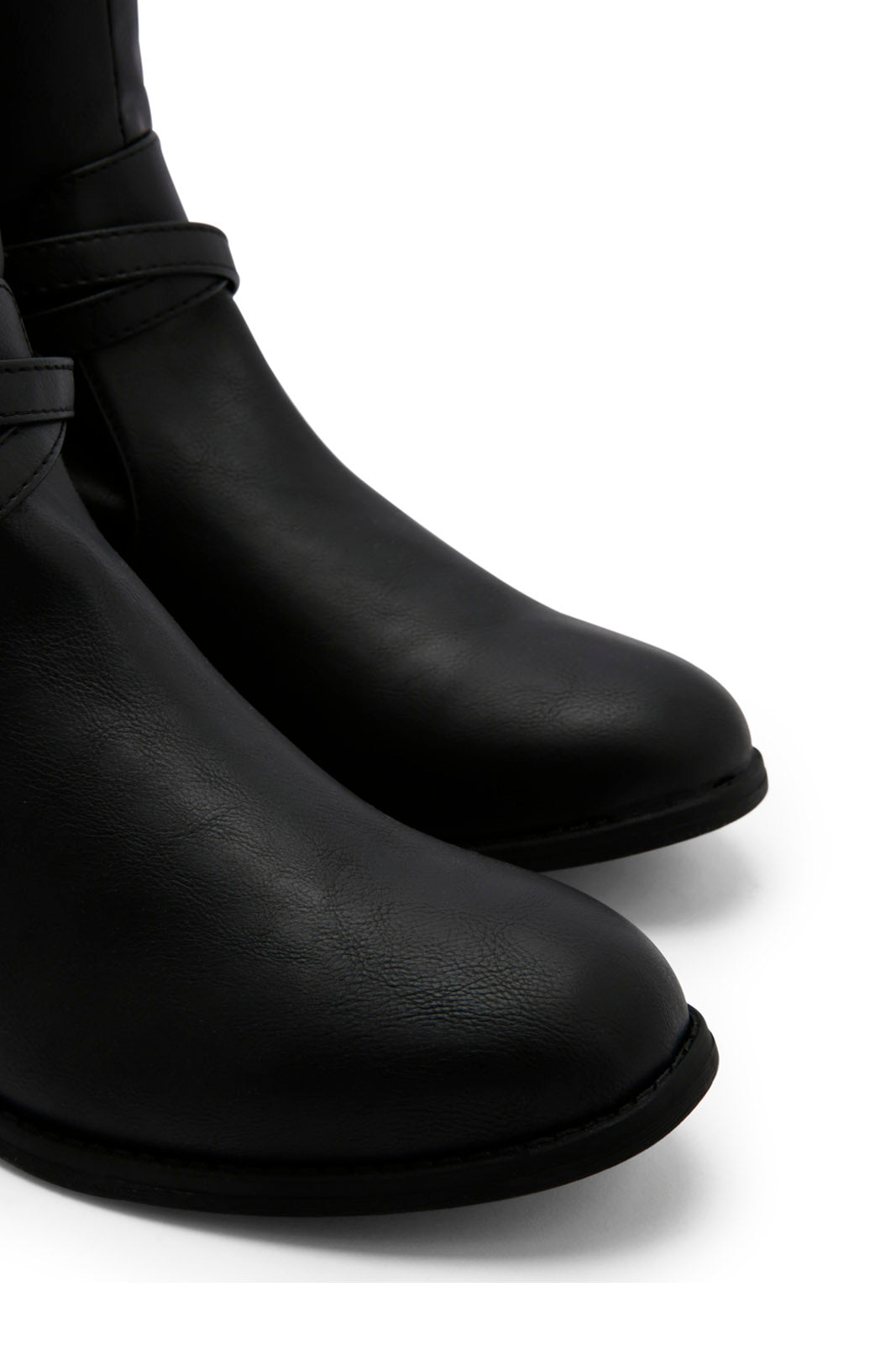 Redtag-Black-Equestrian-Boot-Category:Boots,-Colour:Black,-Deals:New-In,-Dept:Ladieswear,-Filter:Women's-Footwear,-New-In-Women-FOO,-Non-Sale,-Section:Women,-W22B,-Women-Boots-Women's-