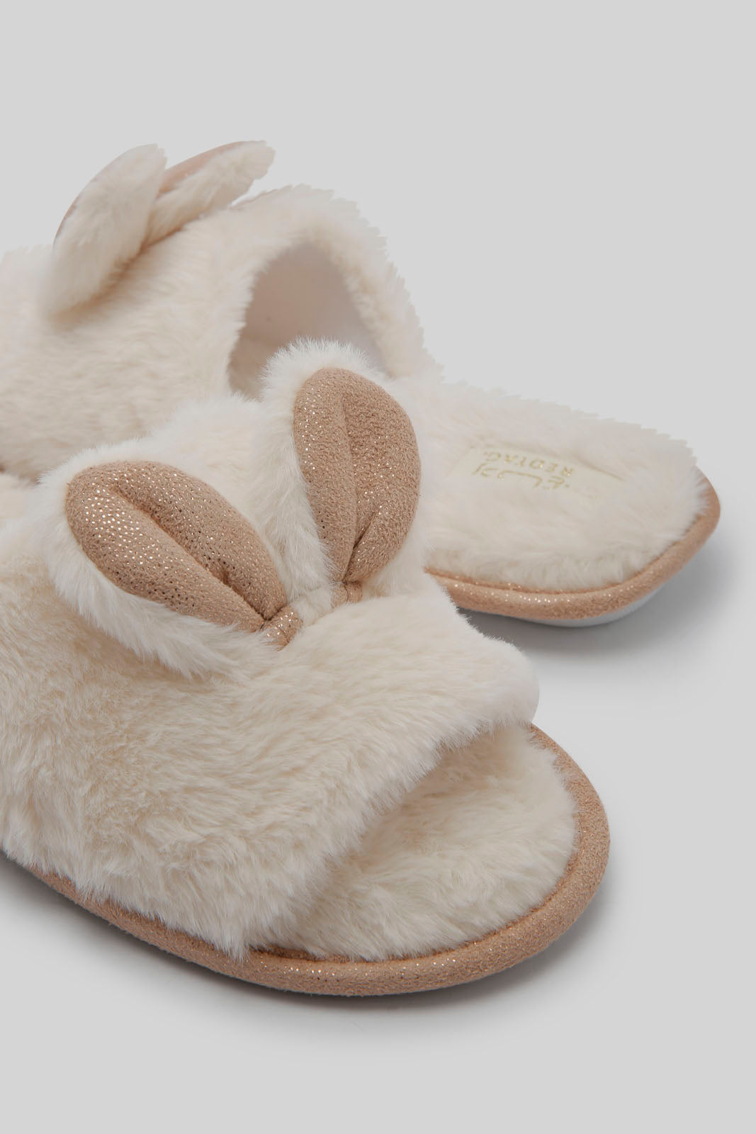 Redtag-Beige-Bunny-Ears-Slipper-Category:Slippers,-Colour:Beige,-Deals:New-In,-Dept:Ladieswear,-Filter:Women's-Footwear,-New-In-Women-FOO,-Non-Sale,-Section:Women,-W22B,-Women-Slippers-Women's-