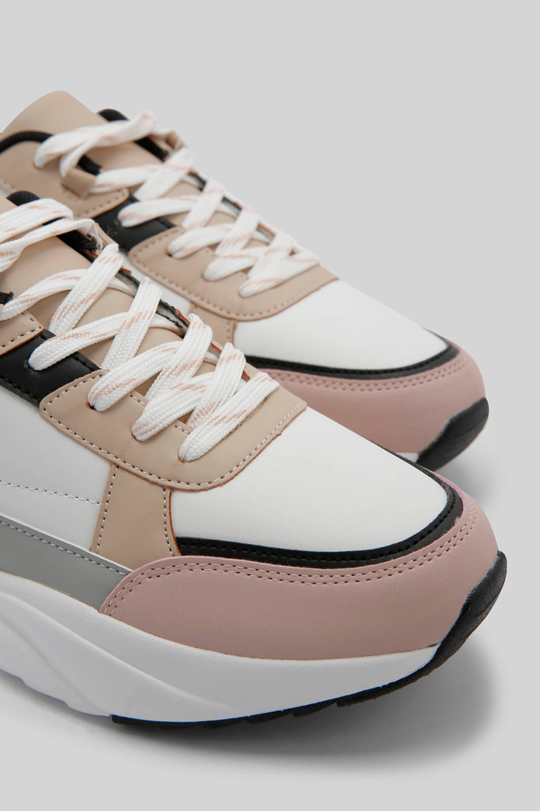 Redtag-Assorted-Lace-Up-Sneaker-Category:Trainers,-Colour:Assorted,-Deals:New-In,-Filter:Women's-Footwear,-New-In-Women-FOO,-Non-Sale,-Section:Women,-W22B,-Women-Trainers-Women's-