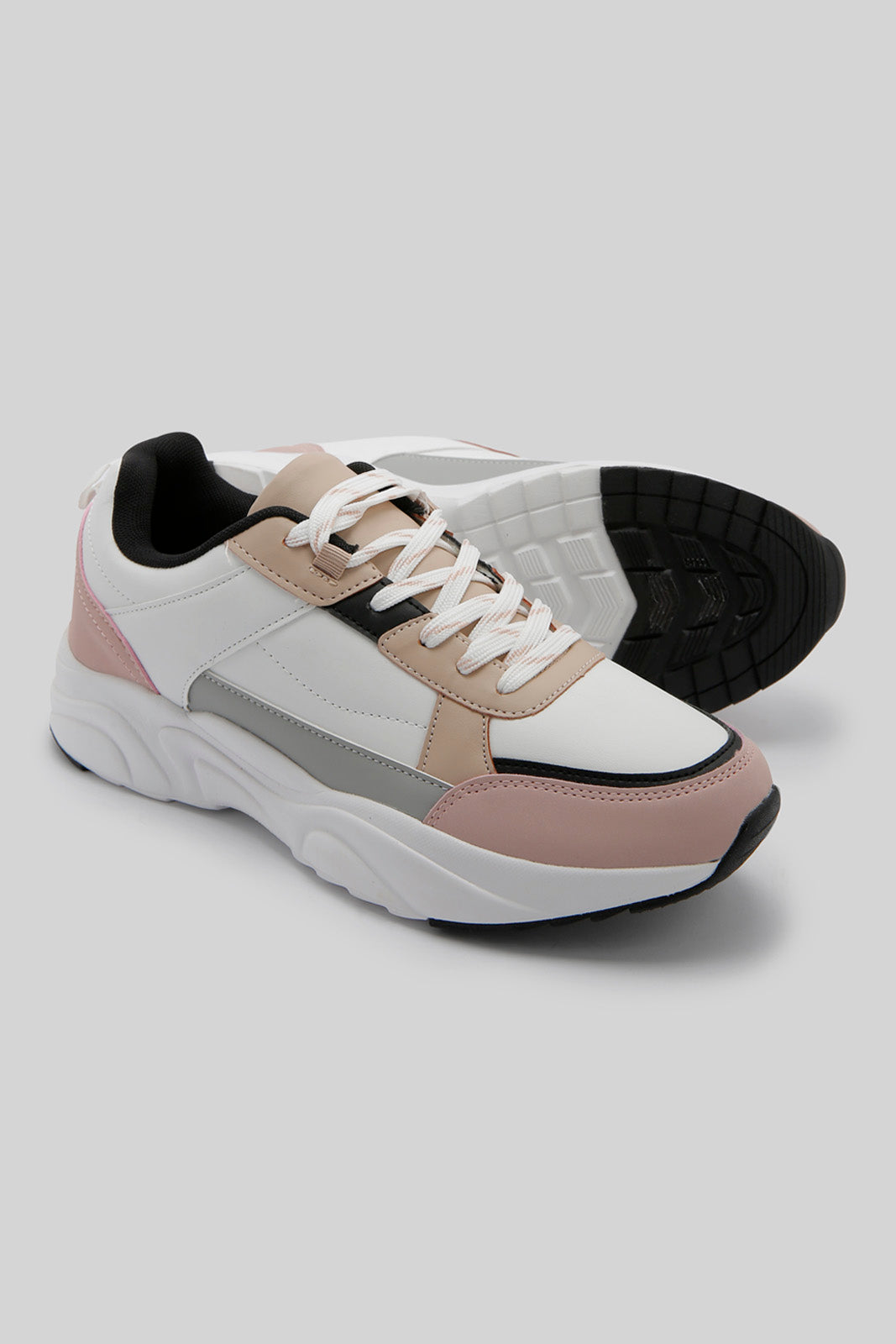 Redtag-Assorted-Lace-Up-Sneaker-Category:Trainers,-Colour:Assorted,-Deals:New-In,-Filter:Women's-Footwear,-New-In-Women-FOO,-Non-Sale,-Section:Women,-W22B,-Women-Trainers-Women's-