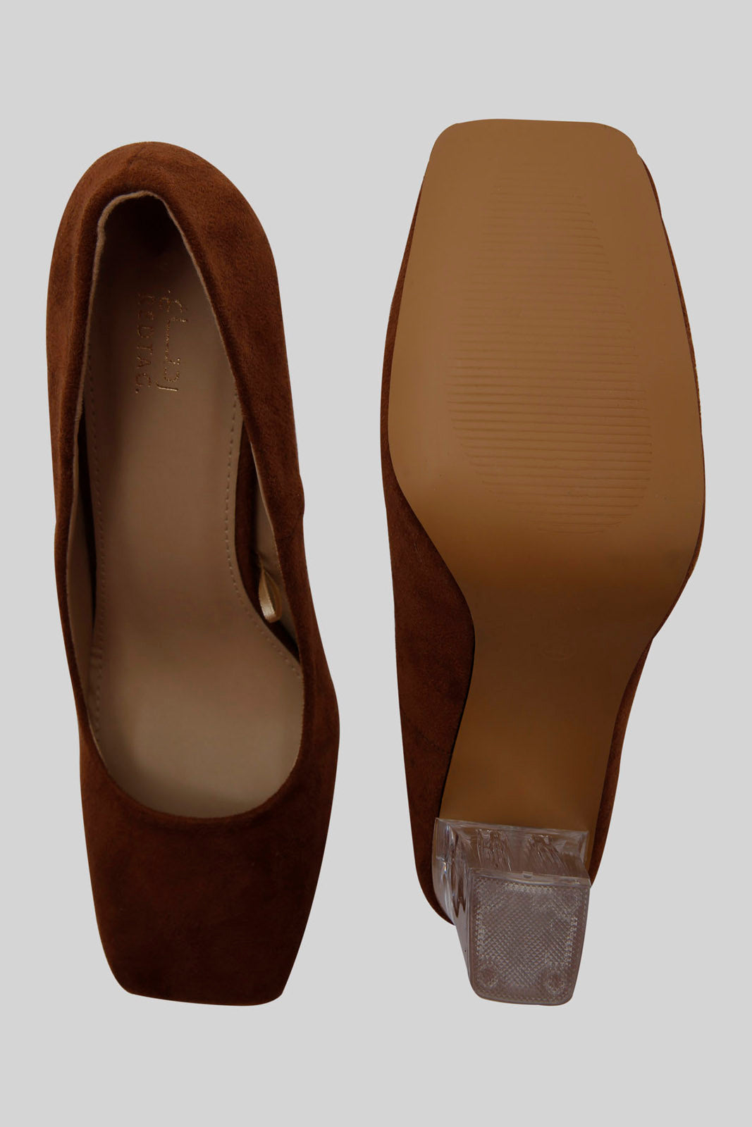 Redtag-Tan-Square-Toe-Court-Category:Formal-Shoes,-Colour:Tan,-Deals:New-In,-Dept:Ladieswear,-Filter:Women's-Footwear,-New-In-Women-FOO,-Non-Sale,-Section:Women,-W22B,-Women-Formal-Shoes-Women's-