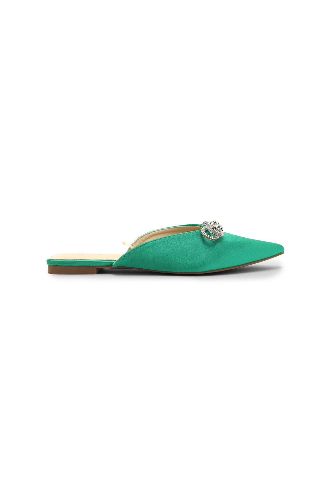 Redtag-Green-Satin-Mule-Category:Shoes,-Colour:Green,-Deals:New-In,-Dept:Ladieswear,-Filter:Women's-Footwear,-New-In-Women-FOO,-Non-Sale,-Section:Women,-W22B,-Women-Shoes-Women's-