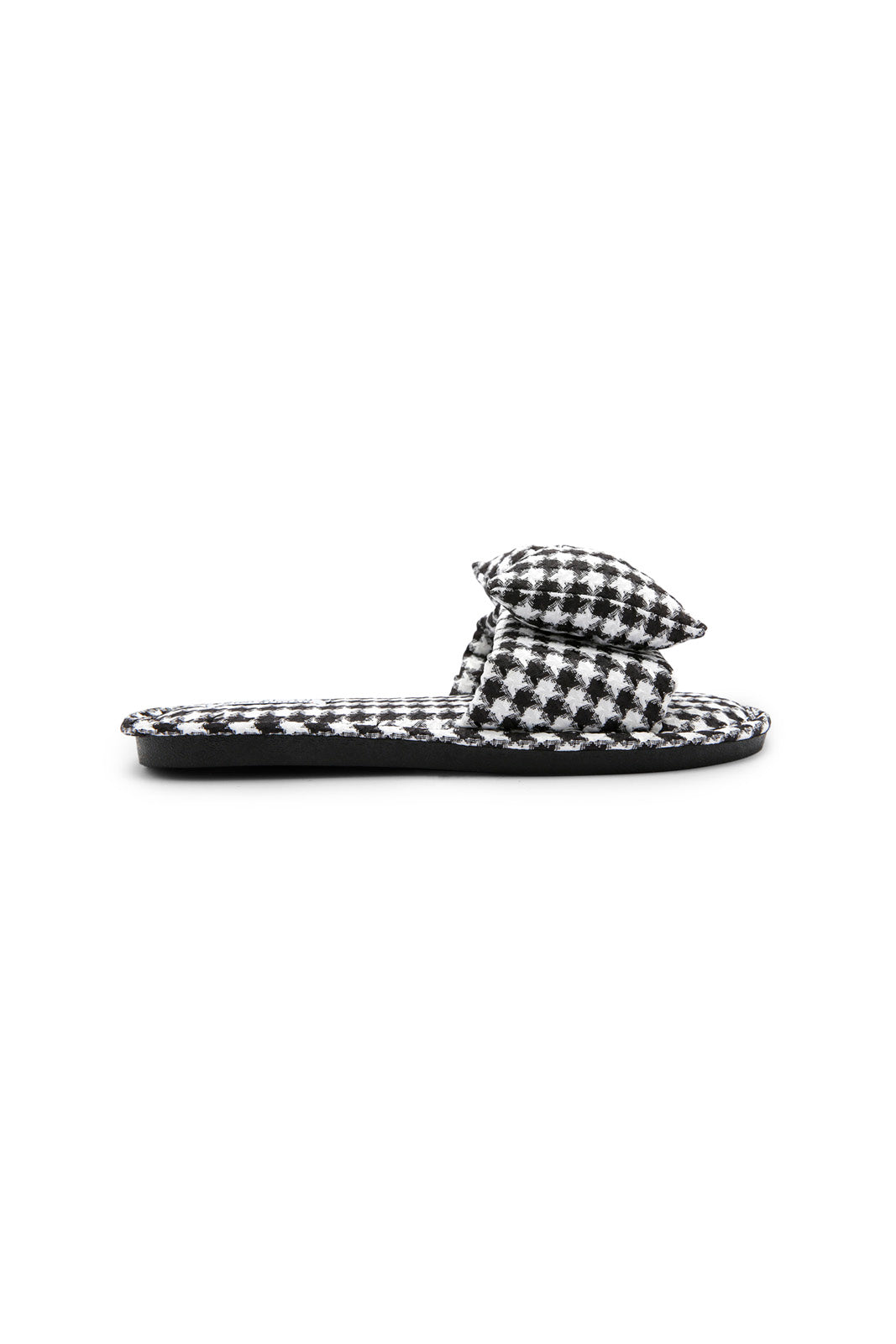 Redtag-Assorted-Houndstooth-Slipper-Category:Slippers,-Colour:Assorted,-Deals:New-In,-Dept:Ladieswear,-Filter:Women's-Footwear,-New-In-Women-FOO,-Non-Sale,-Section:Women,-W22B,-Women-Slippers-Women's-