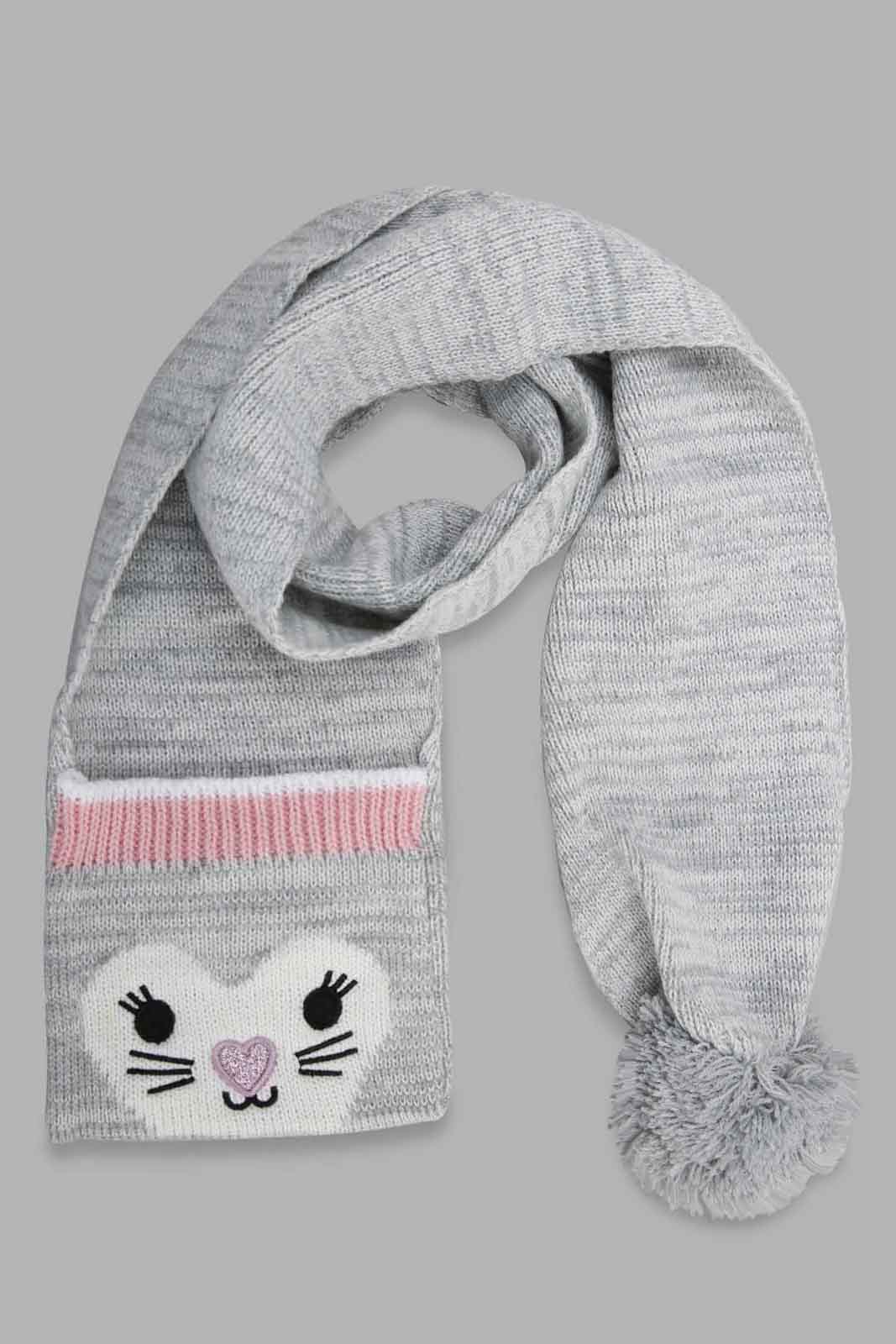 Redtag-Multi-Colour-Embellished-Set-Of-3-Scarf-Category:Scarves,-Colour:Assorted,-Dept:Girls,-Filter:Girls-Accessories,-GIR-Scarves,-New-In,-New-In-GIR-ACC,-Non-Sale,-Section:Girls-(0-to-14Yrs),-W22B-Girls-